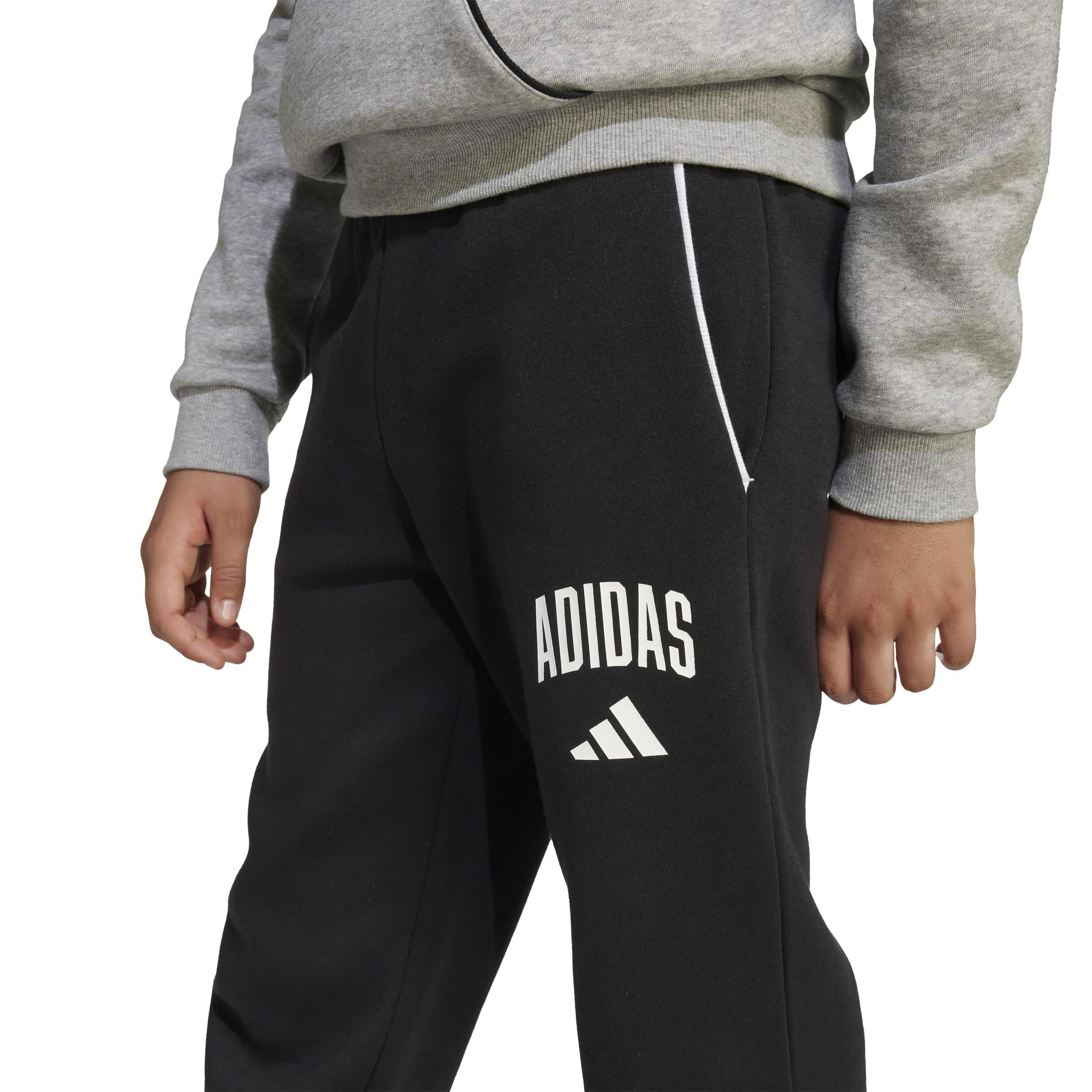 Black/White - adidas - Seasonals Essentials Collegiate Pant Juniors - 7