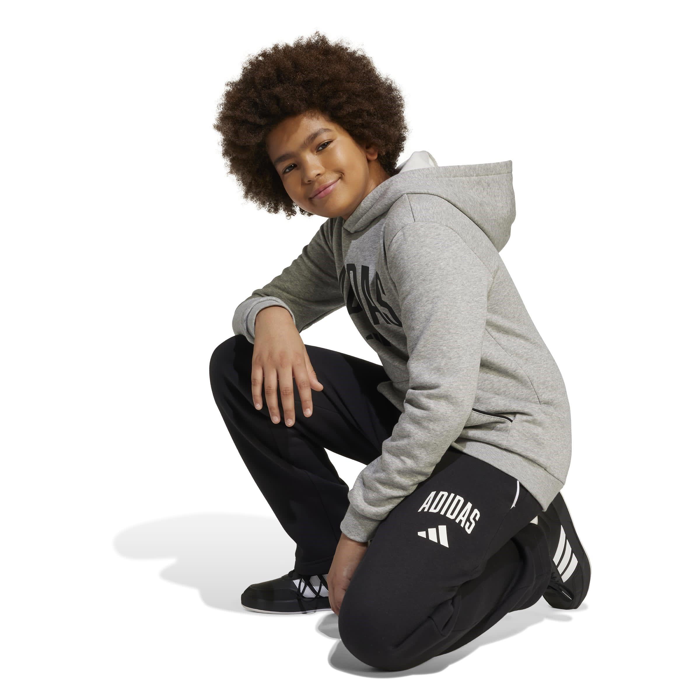 Black/White - adidas - Seasonals Essentials Collegiate Pant Juniors - 8