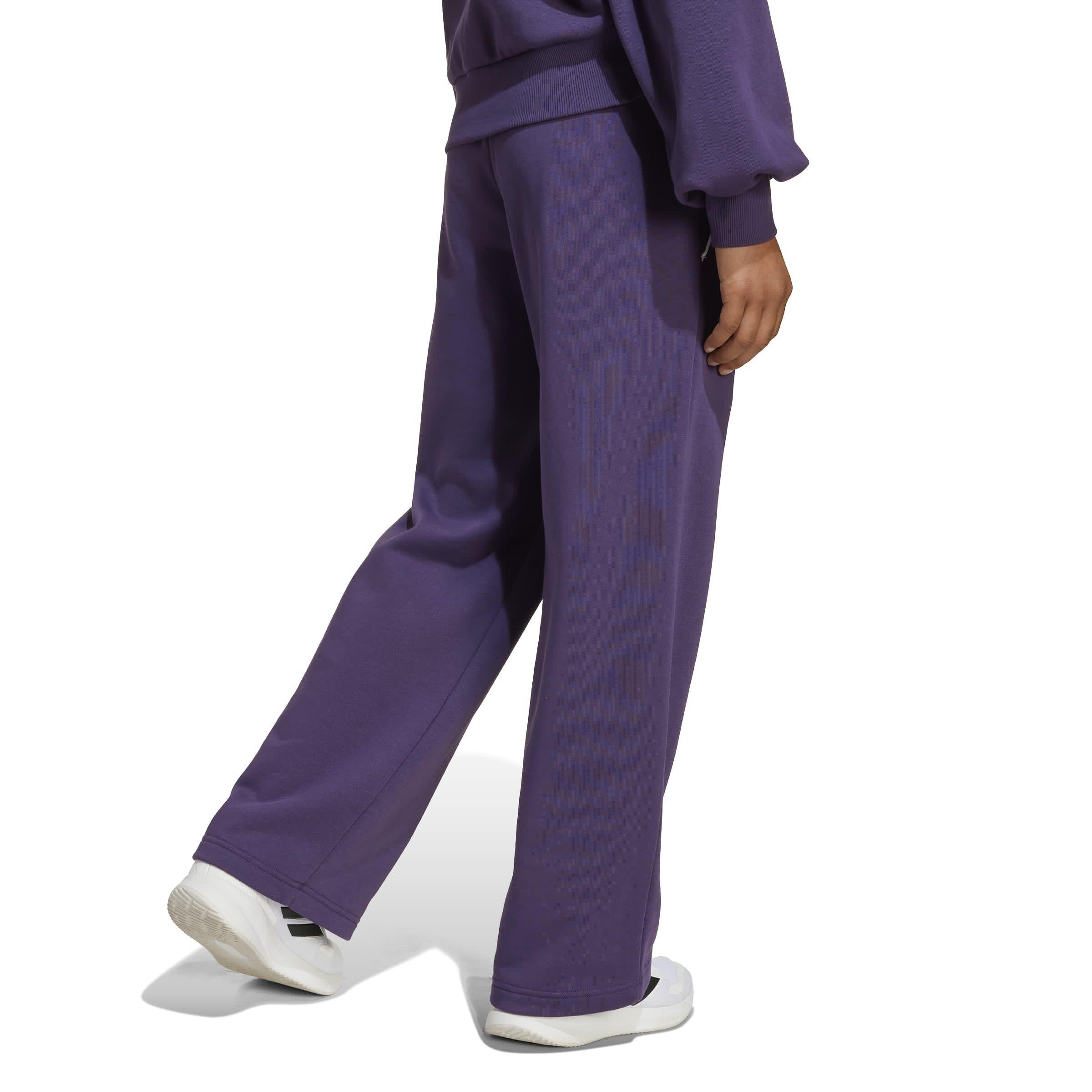 Plum/White - adidas - Seasonals Essentials Collegiate Joggers Kids - 3