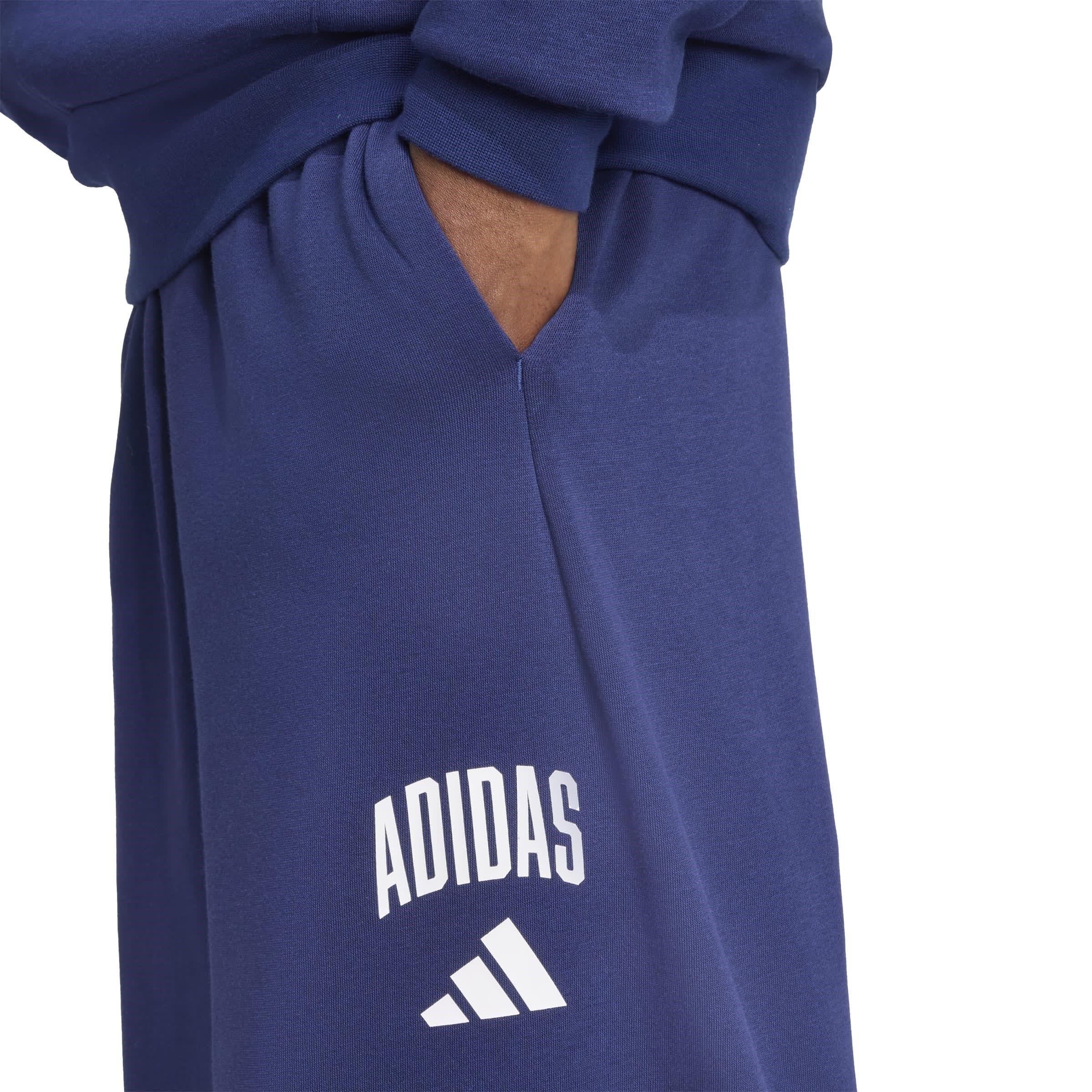 Blauw/Wit - adidas - Collegiate Pant Mens - 5