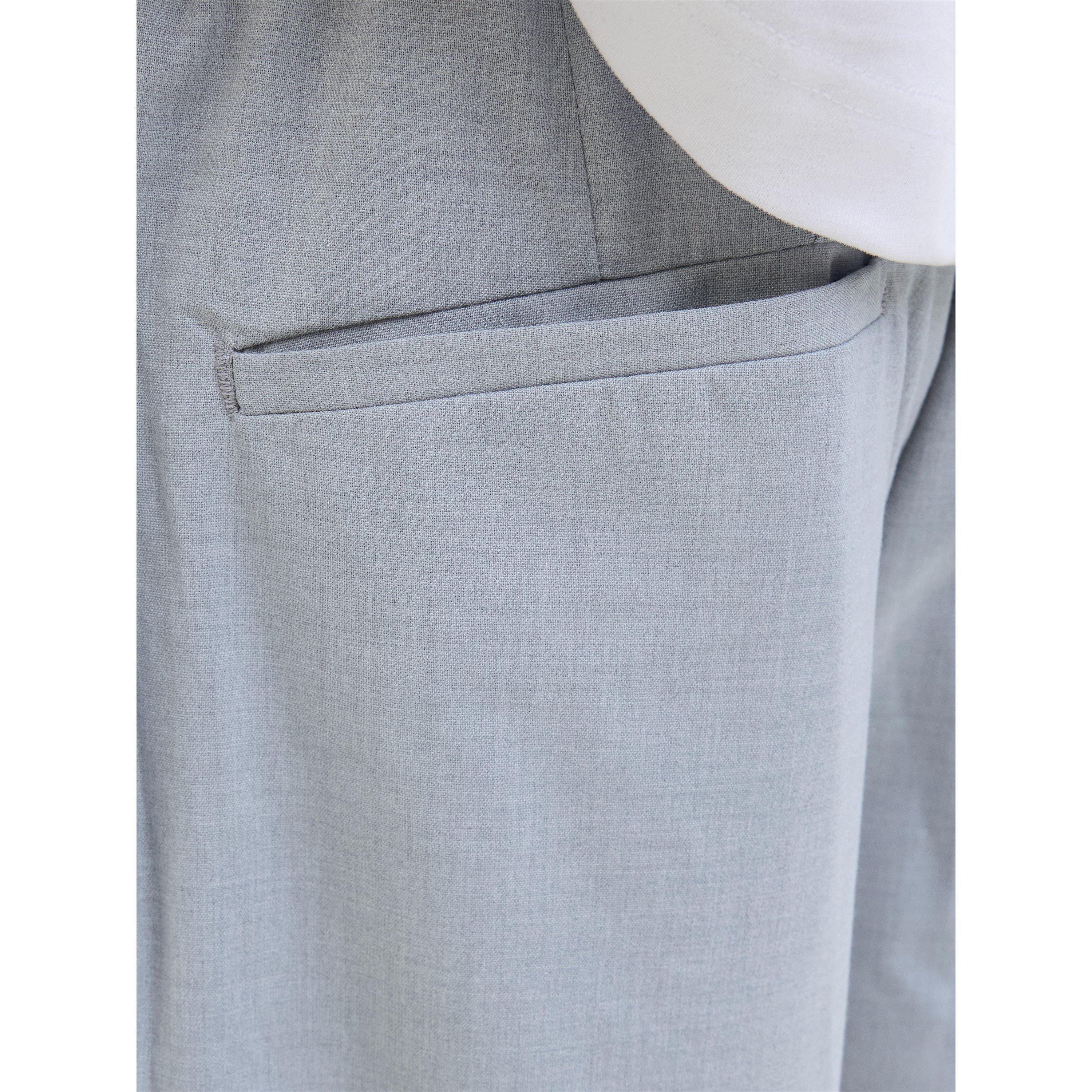 Grey Melange - Jack and Jones - Men's Bill Open Hem Fleece Joggers - 5