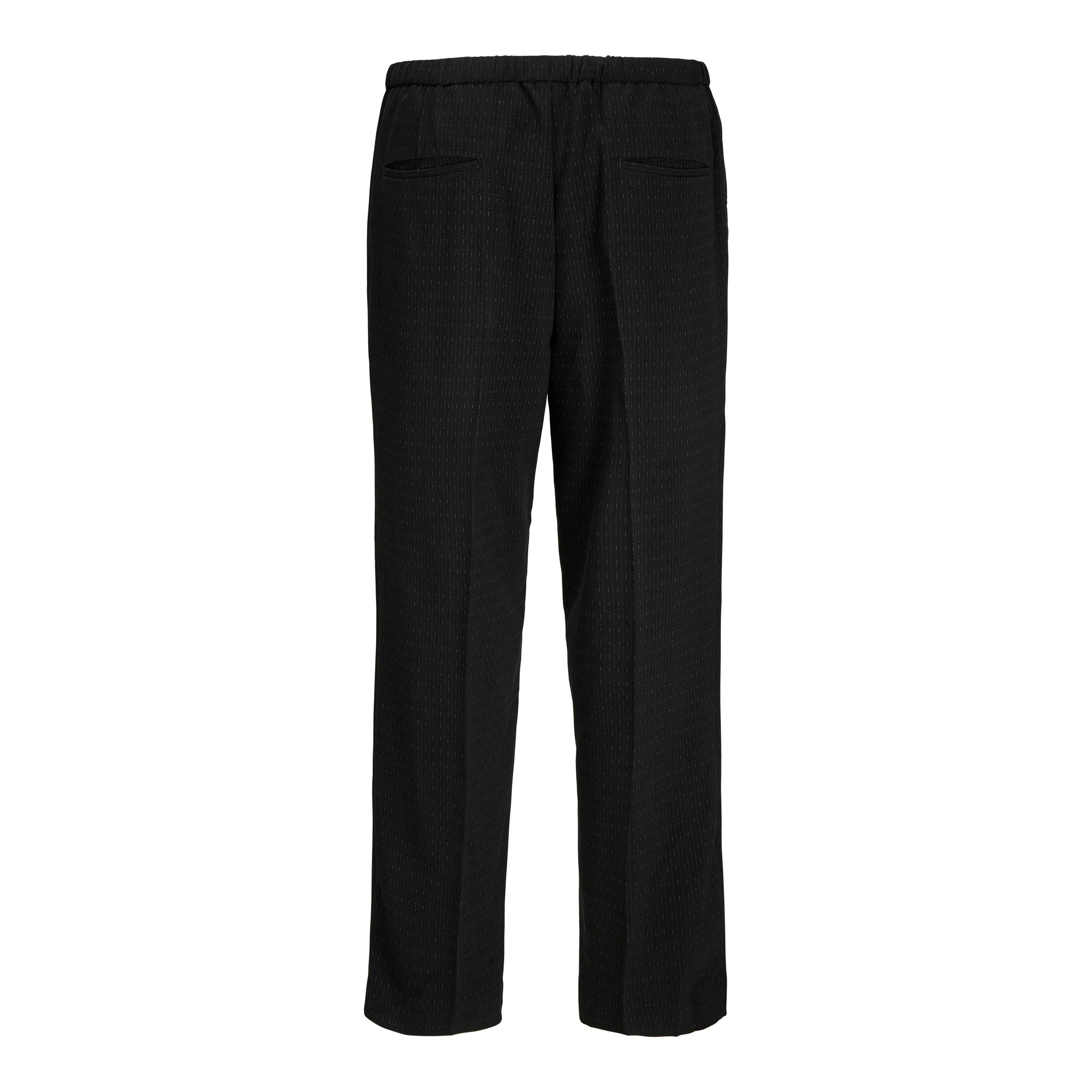 Black - Jack and Jones - Bill Open Hem Fleece Joggers - 8