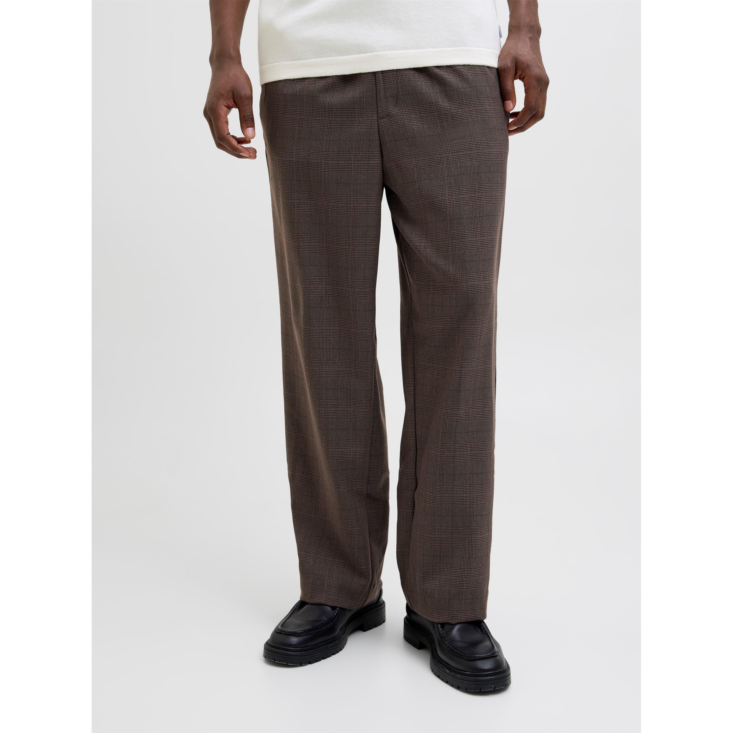 Jack And Jones Men's Bill Open Hem Fleece Joggers - Chocolate Torte - XS
