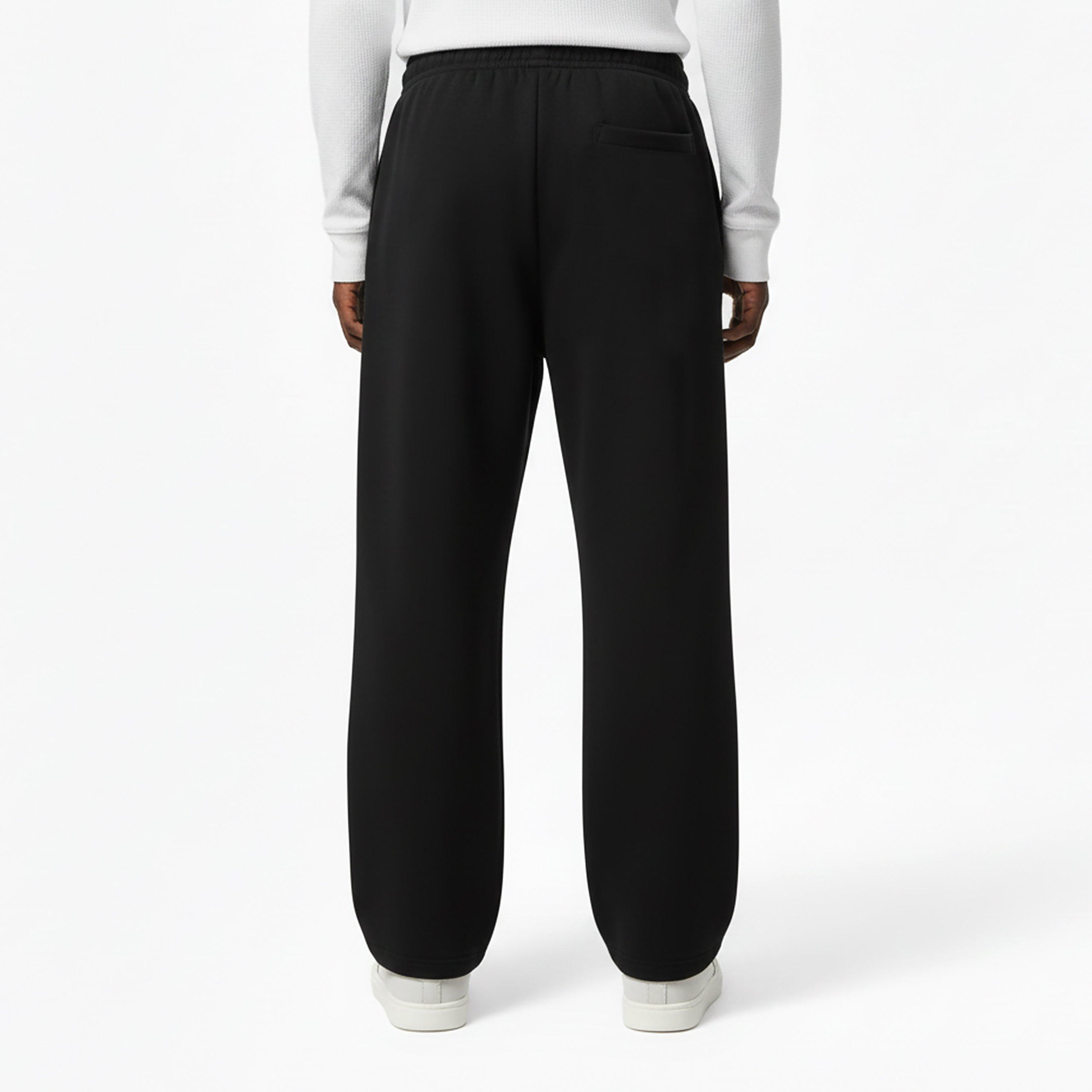 Black - New Balance - Mens Trackside Open Hem Fleece Jogger - 4