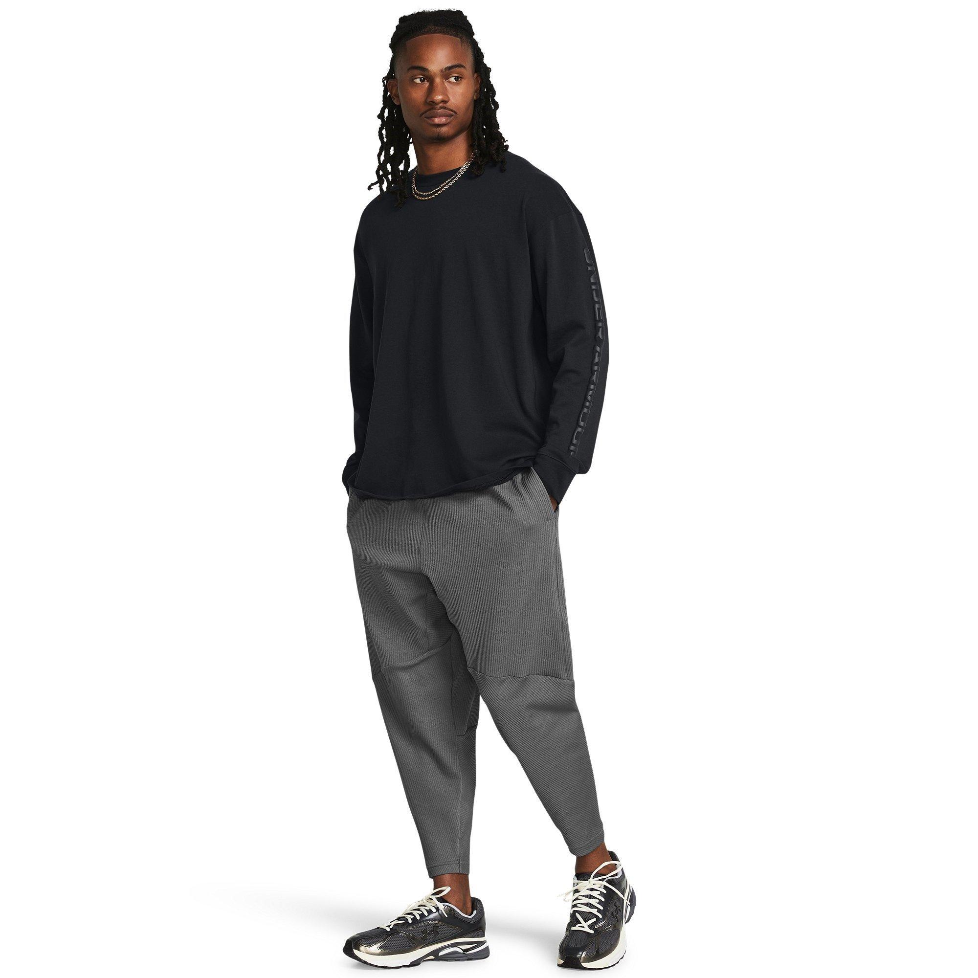 Grau - Under Armour - Ribbed Open Hem Fleece Joggers - 6