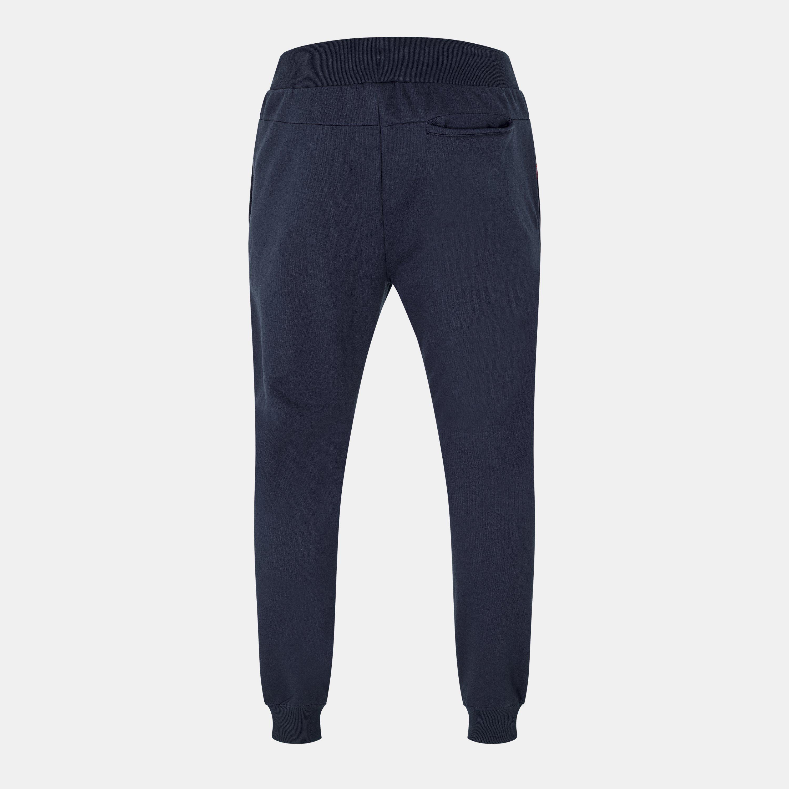 Navy - Born Rich - Men's Fontaine Open Hem Fleece Joggers - 2