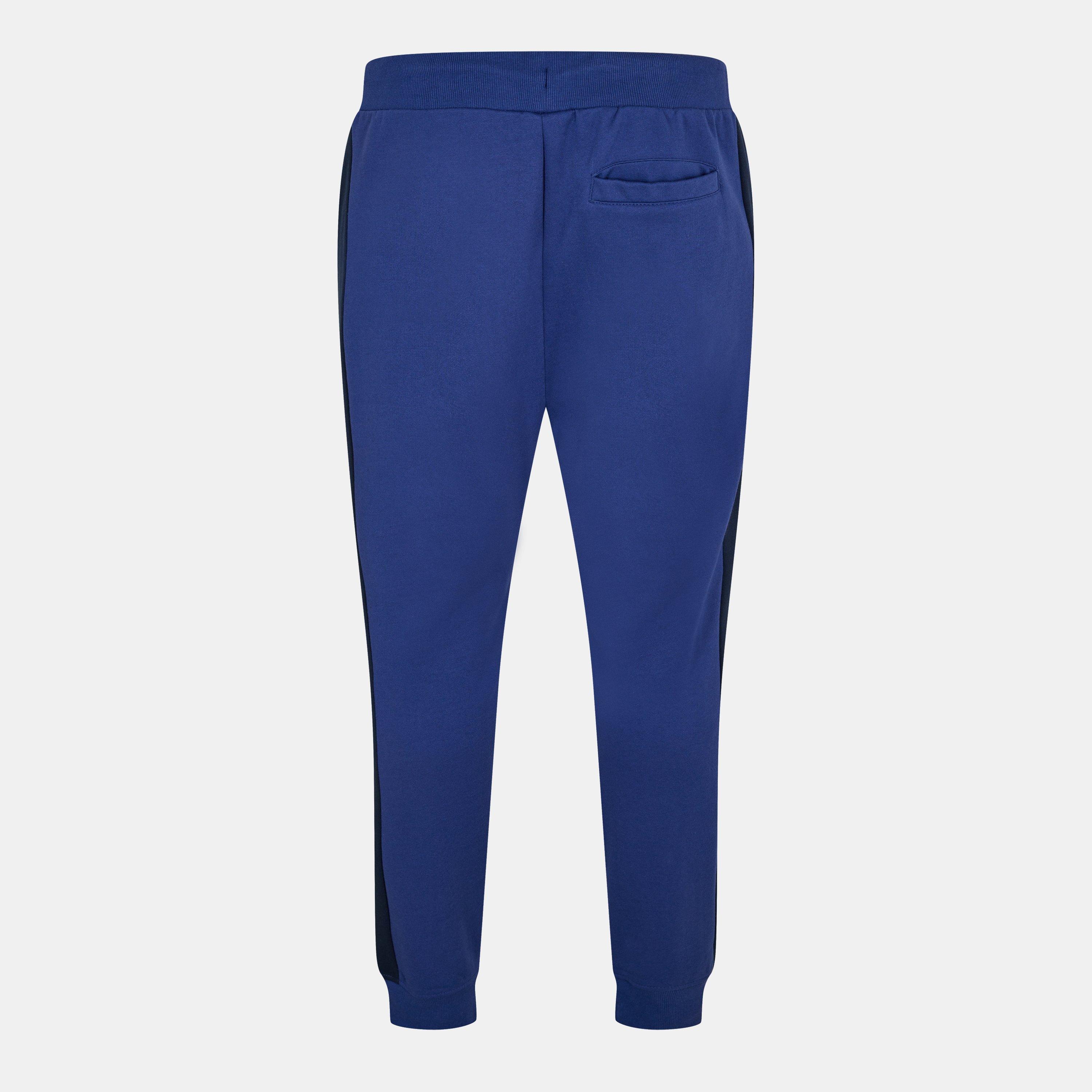 Twilight Blue - Born Rich - Men's Lehmann Print Open Hem Fleece Joggers - 2