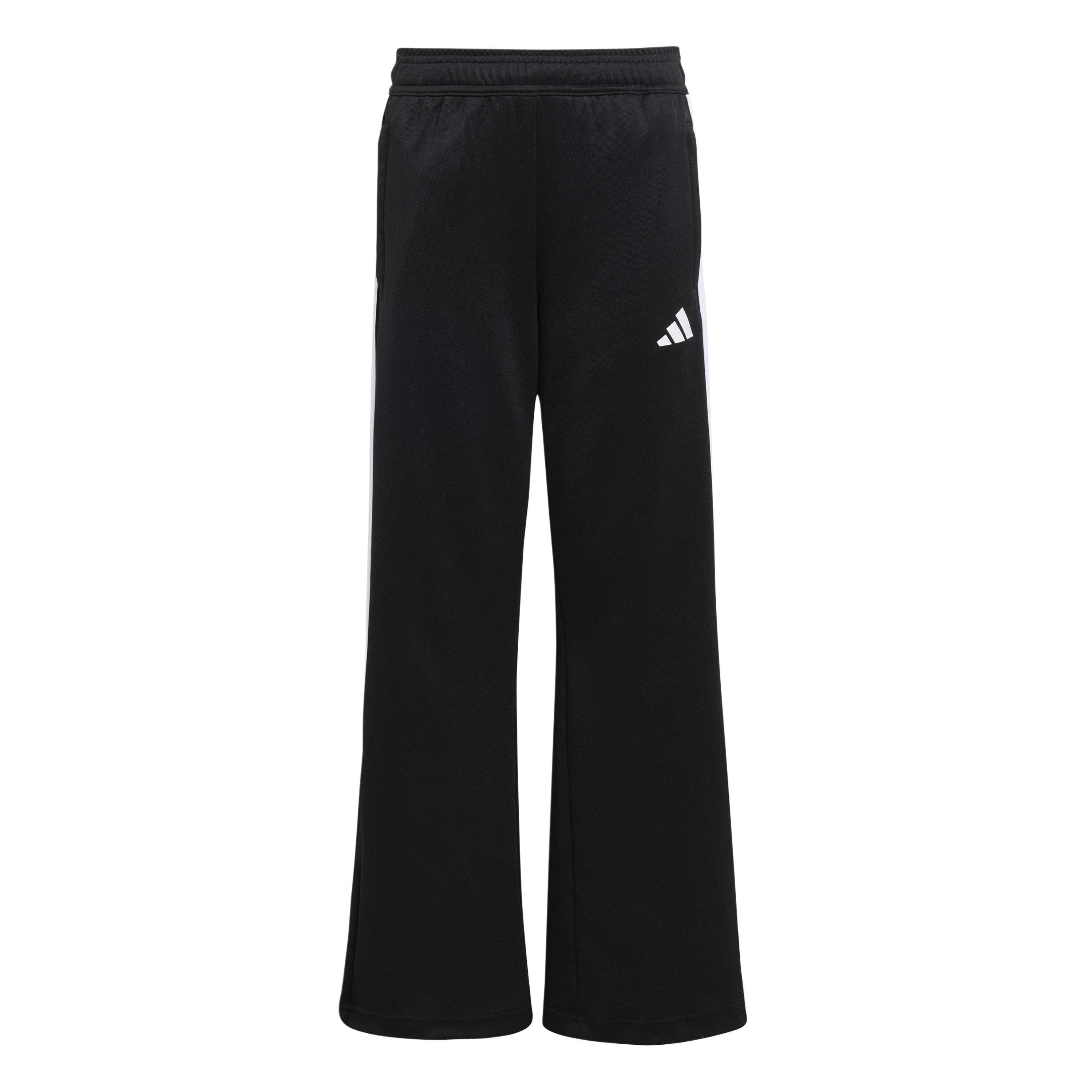 Adidas Girls House Of Tiro Colors Of Football High-Waisted Wide-Leg Joggers Juniors - Black/White - 13 Years