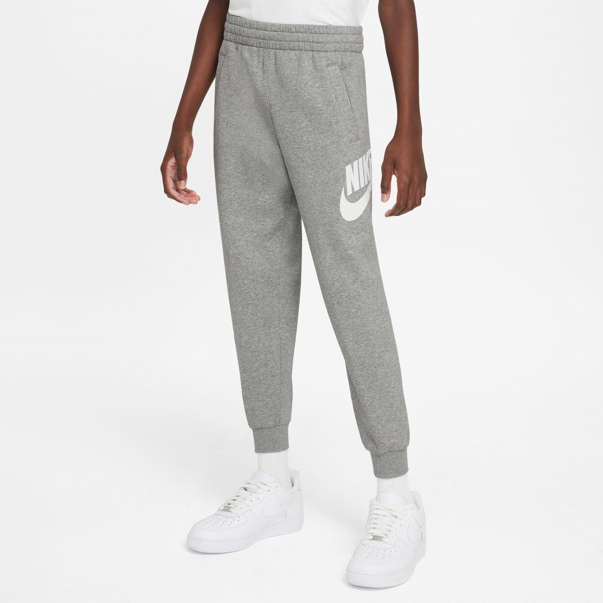 Grey - Nike - Sportswear Club Fleece Big Kids' (Boys') Pants - 1