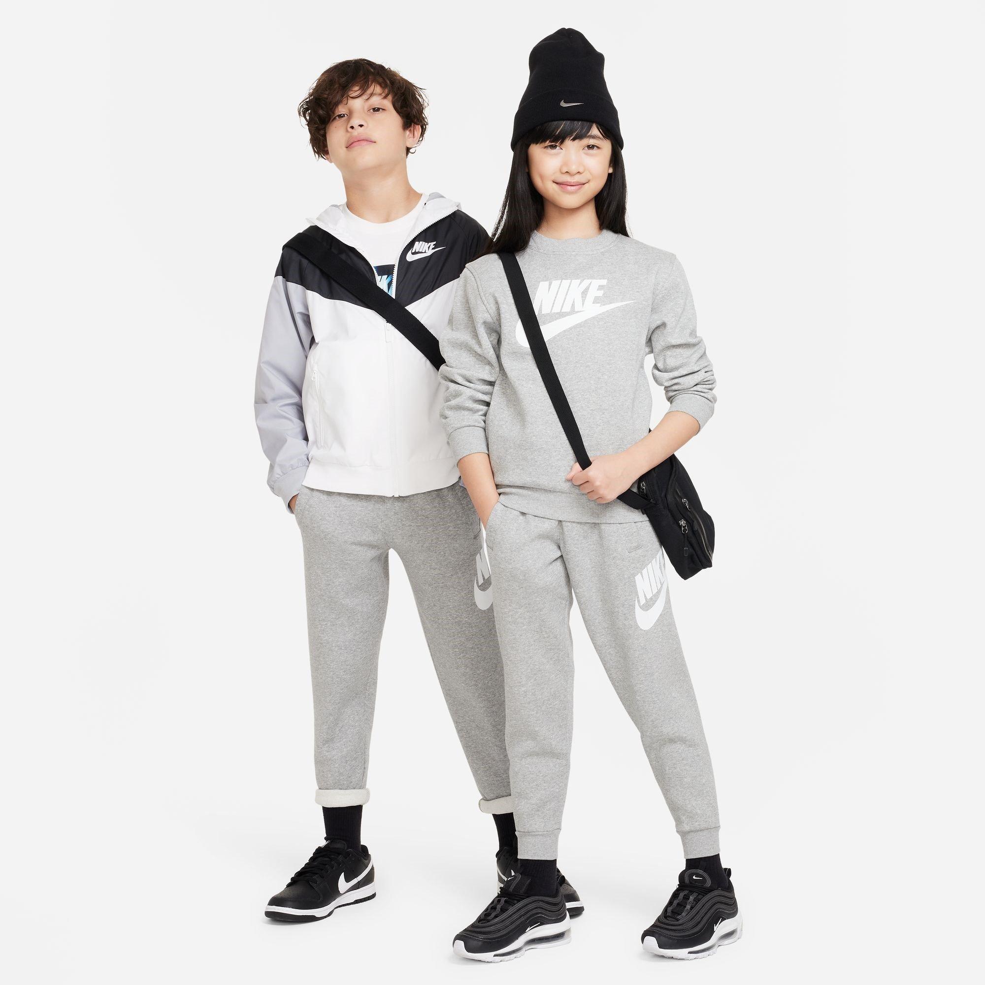 Grå - Nike - Sportswear Club Fleece Big Kids' (Boys') Pants - 7