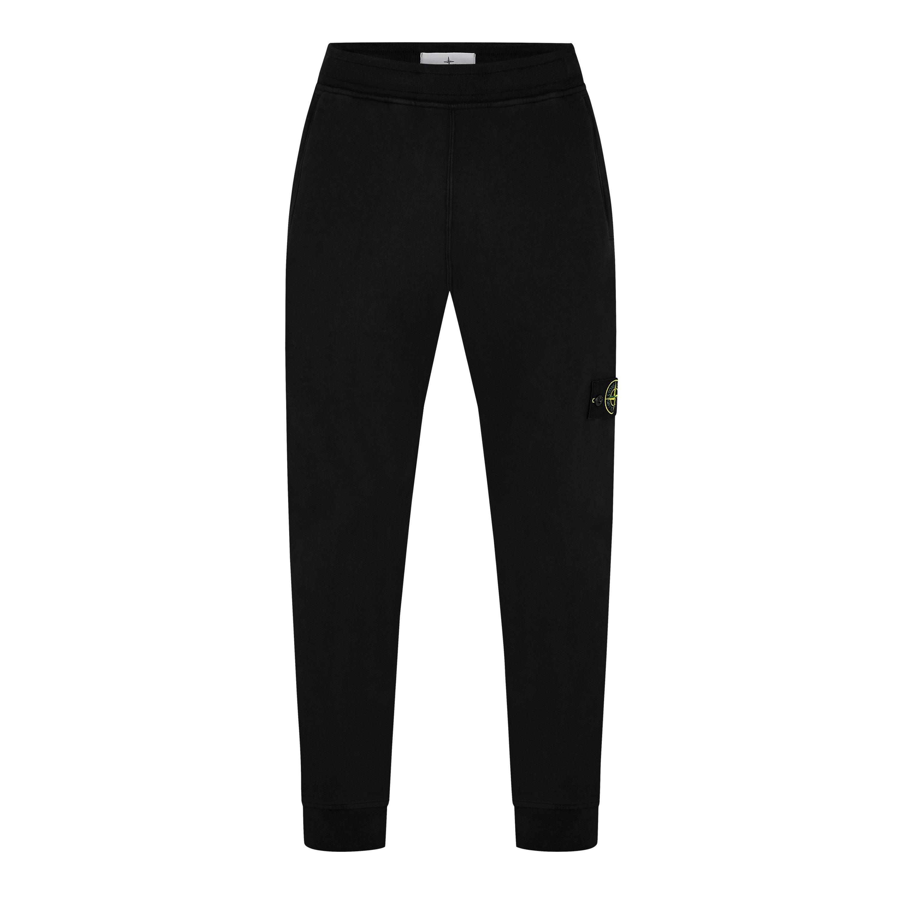 Nero V0029 - Stone Island - Heavyweight Fleece Jogging Bottoms - 1