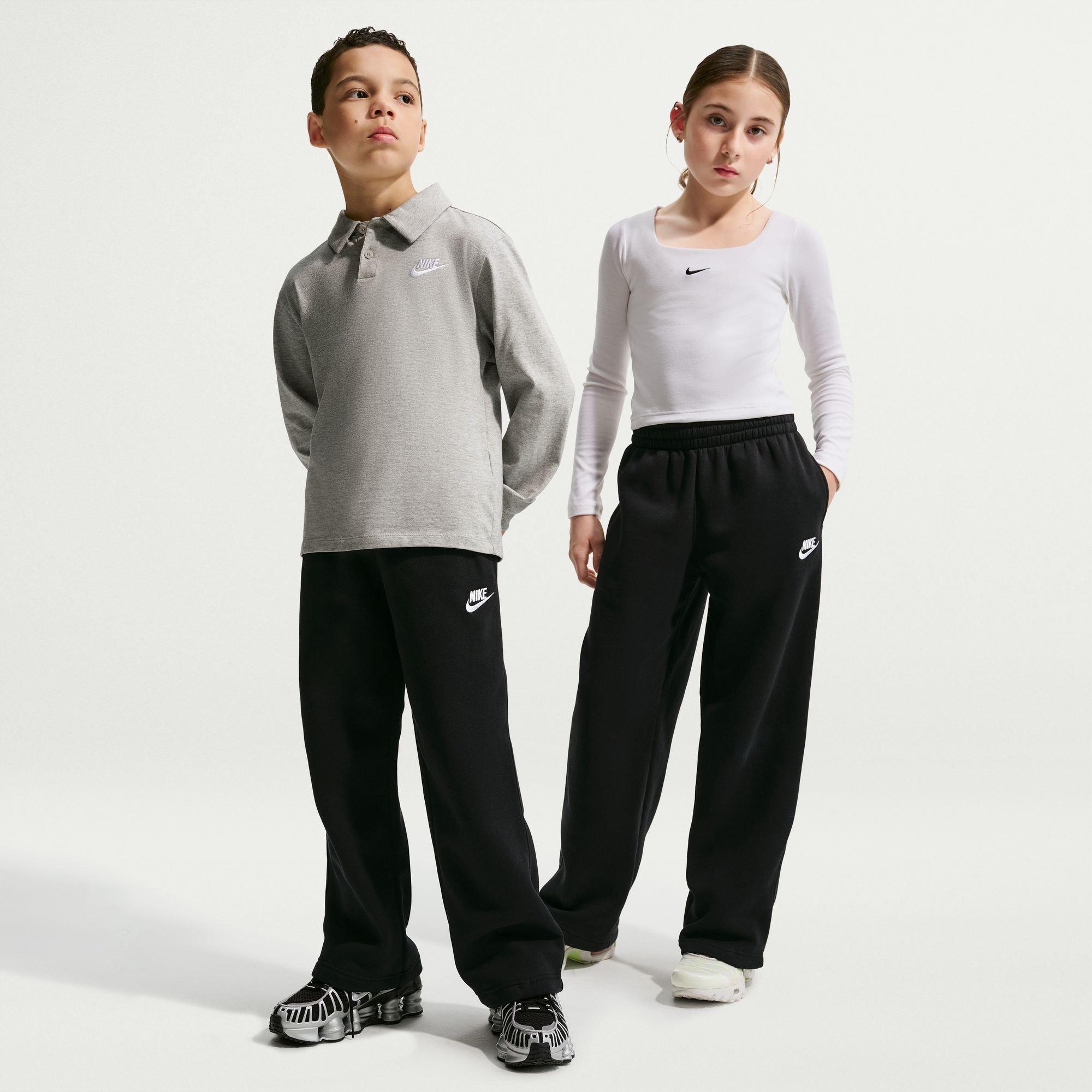 Black - Nike - Nike O/Hem Flc Pant Jn71 - 2