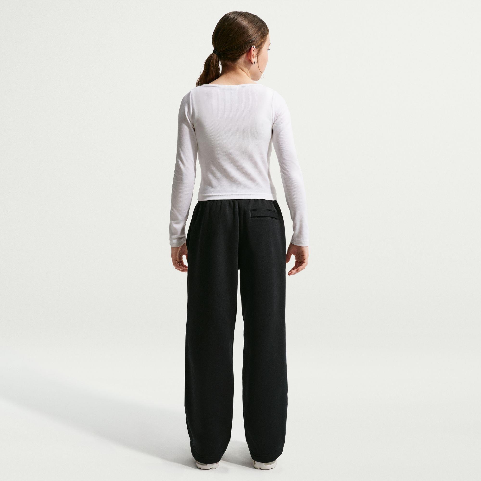 Black - Nike - Nike O/Hem Flc Pant Jn71 - 4