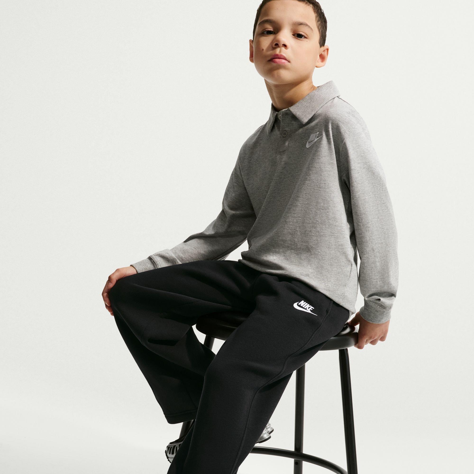 Black - Nike - Nike O/Hem Flc Pant Jn71 - 6