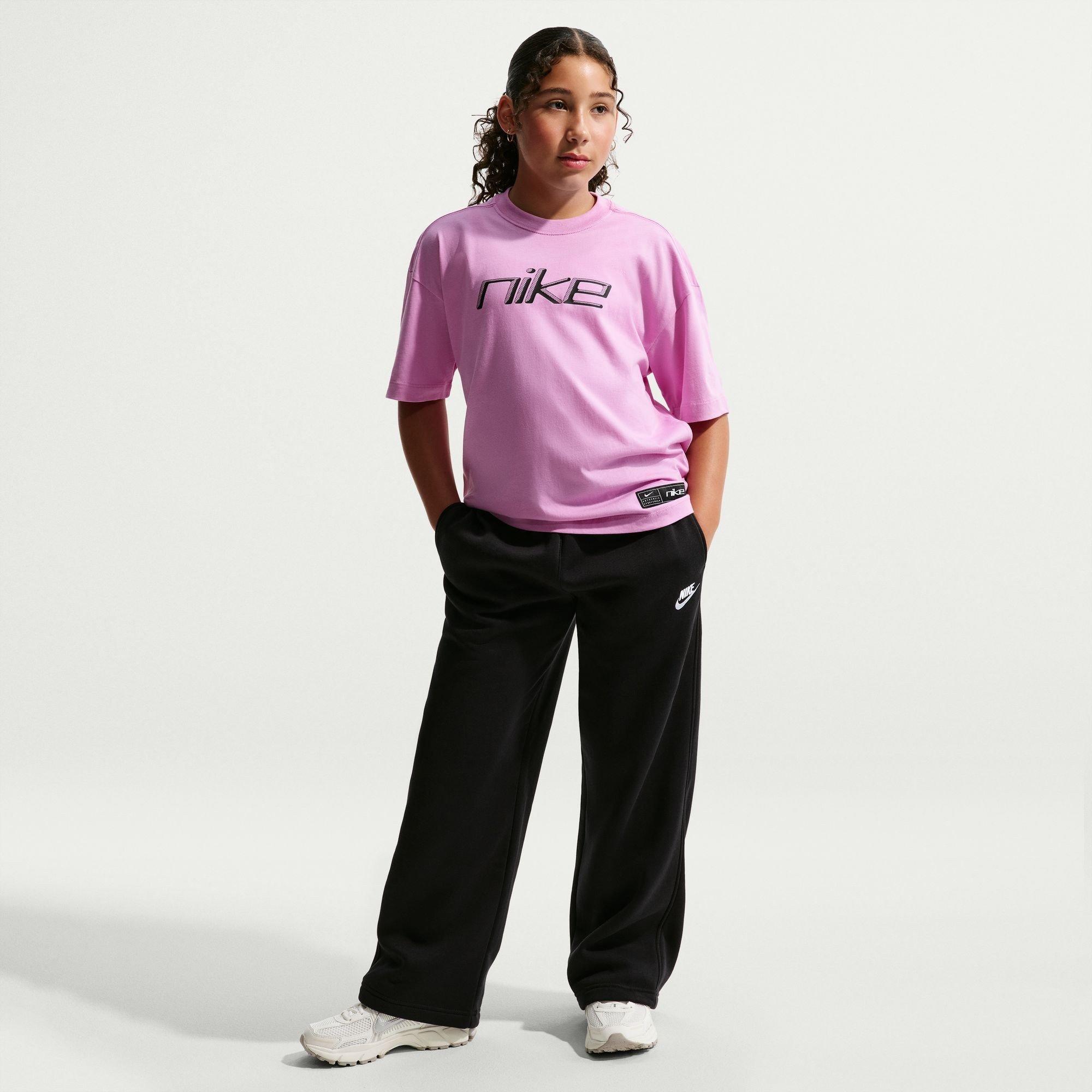 Black - Nike - Nike O/Hem Flc Pant Jn71 - 7
