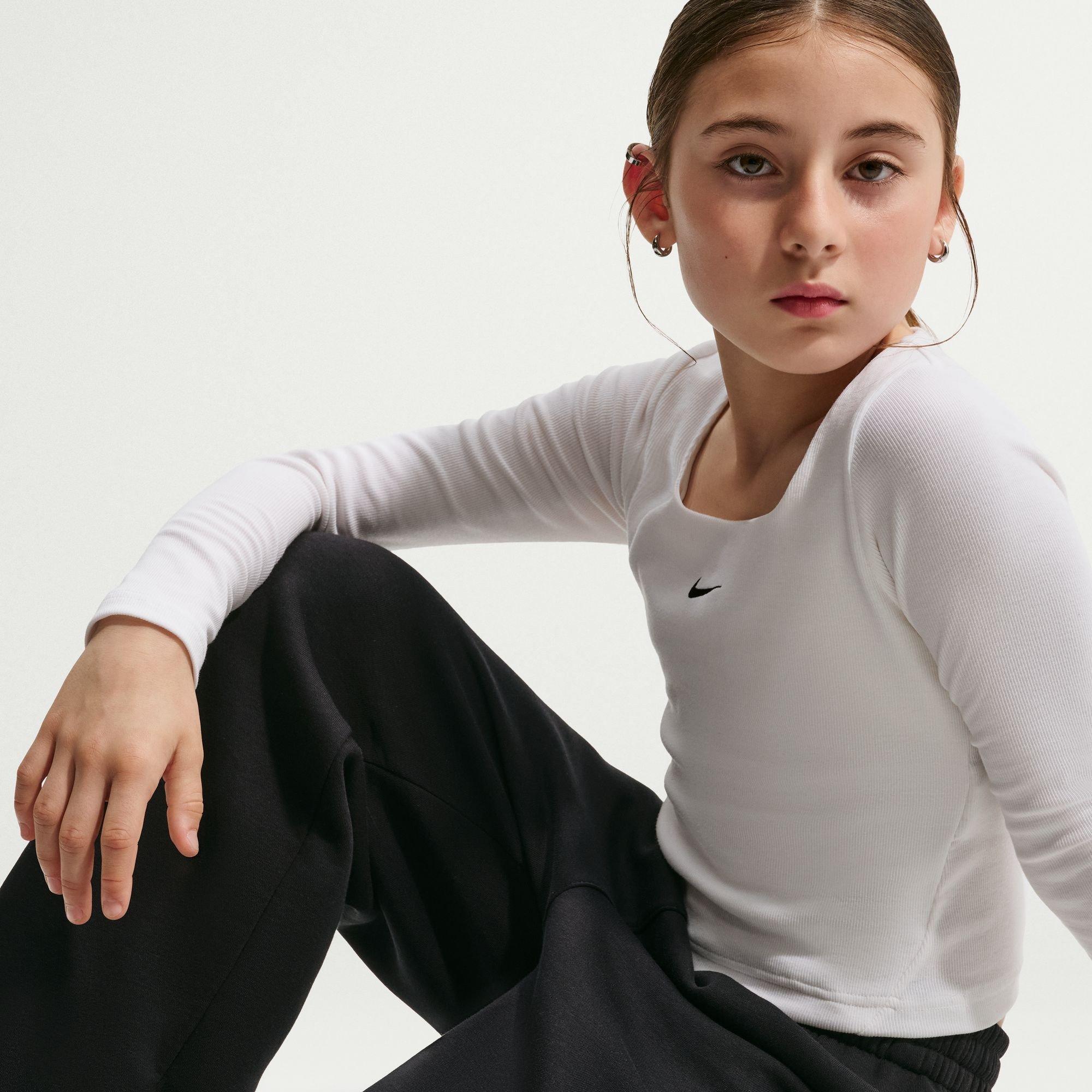 Black - Nike - Nike O/Hem Flc Pant Jn71 - 8