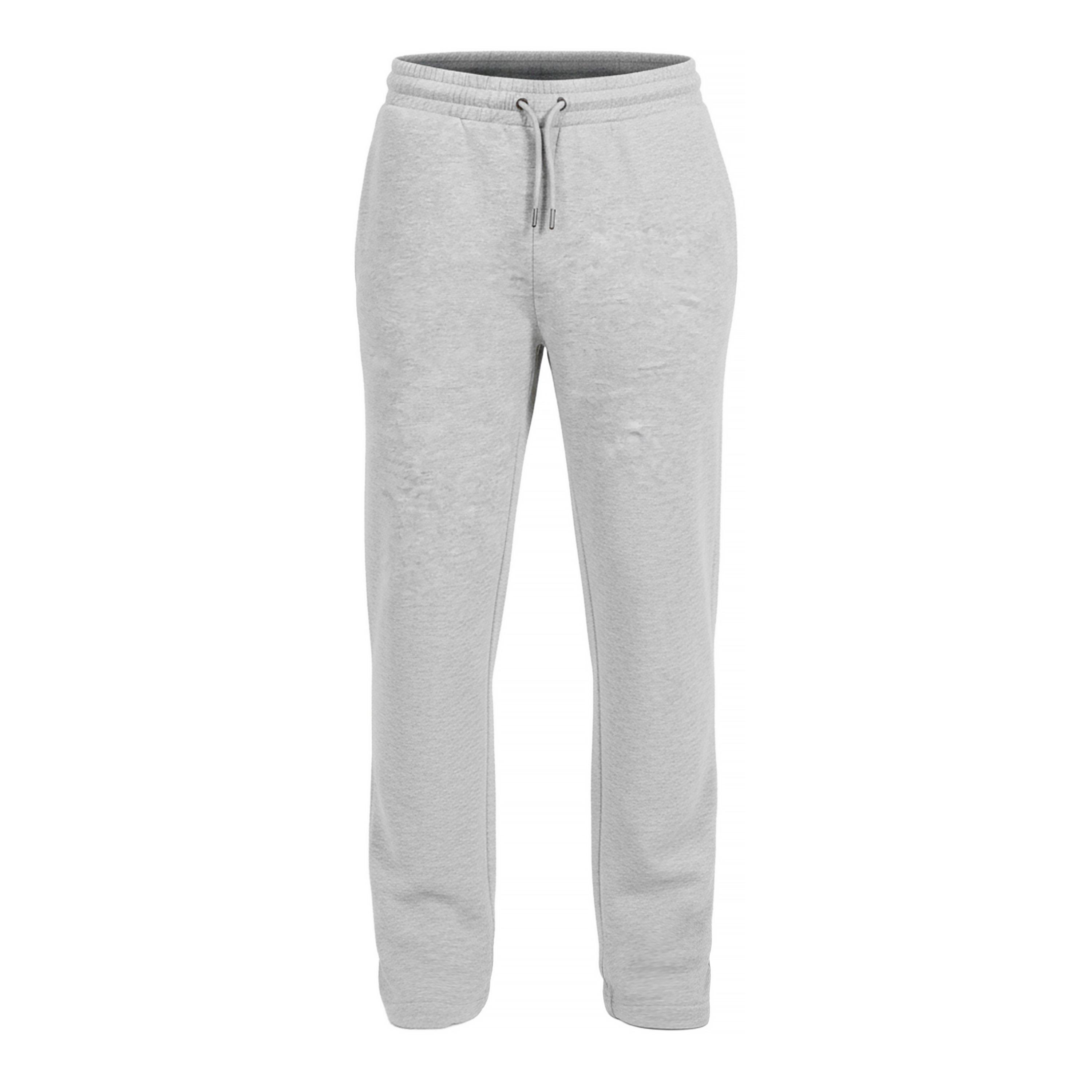 Brave Soul Men's Bs Straight Leg Open Hem Jogging Bottoms - Lt Grey Marl - 2X Large