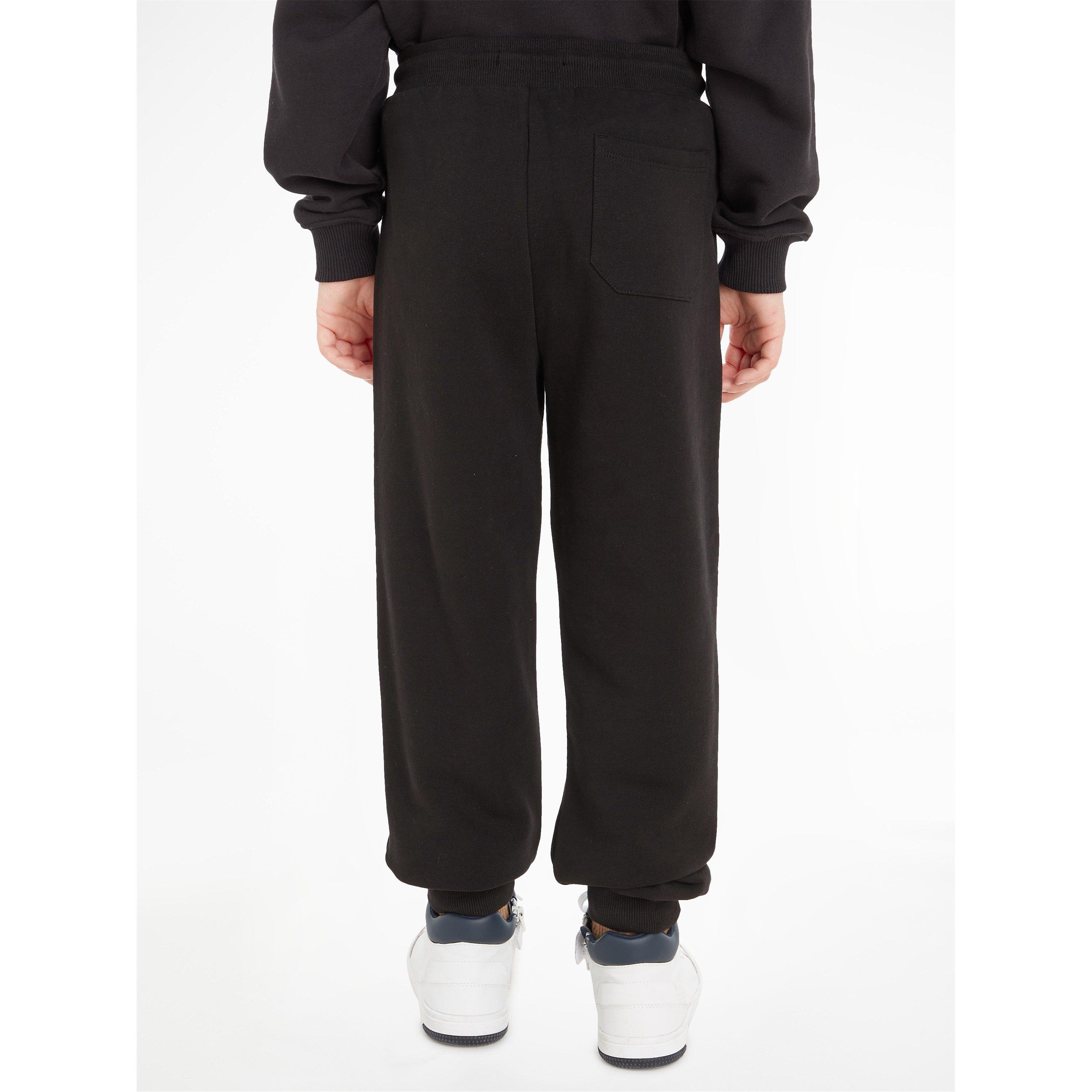 CK Black BEH - Calvin Klein Jeans - Kids' Monogram Closed Hem Fleece Joggers - 3