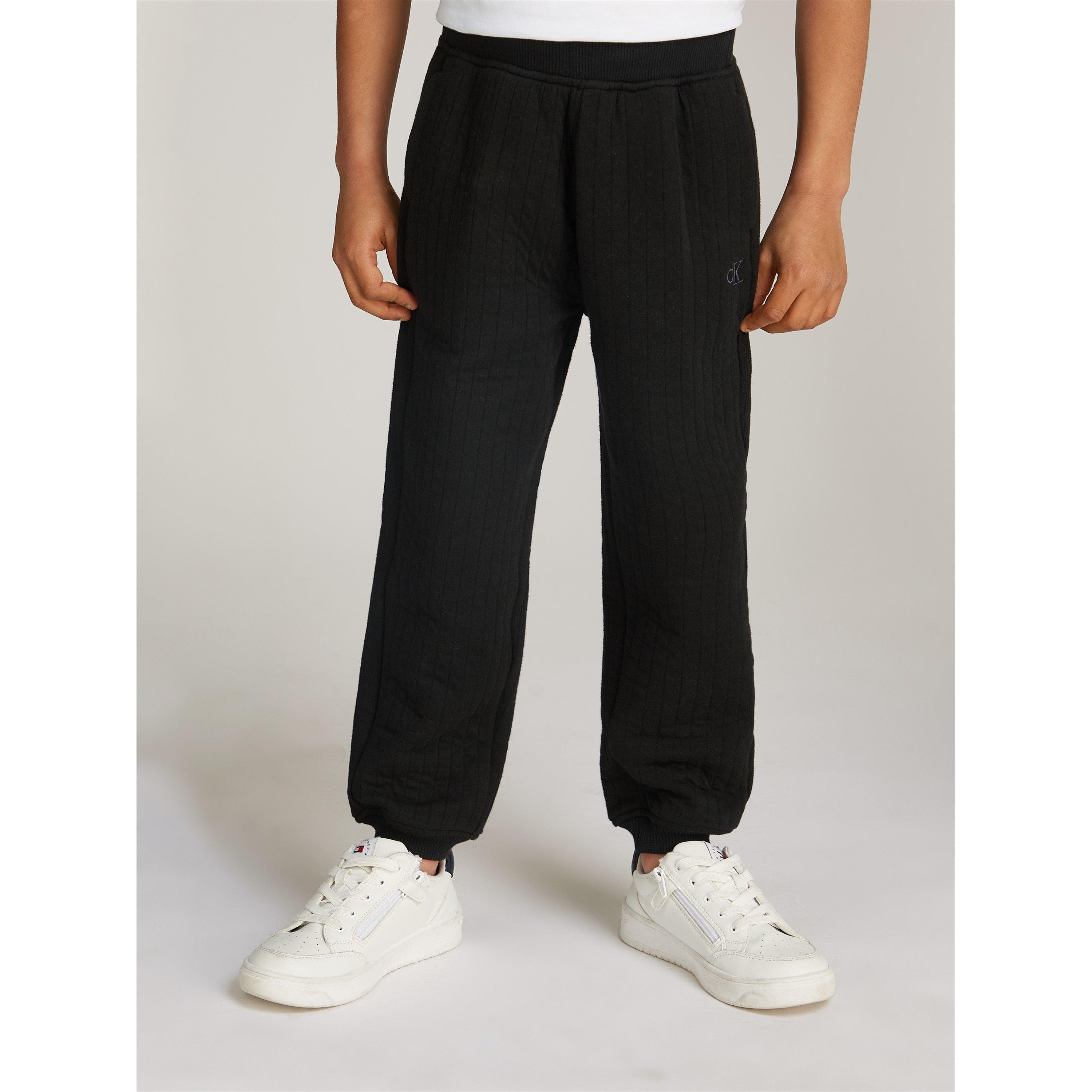Calvin Klein Jeans Boys Quilted Joggers Juniors - Ck Black Beh - 12Y