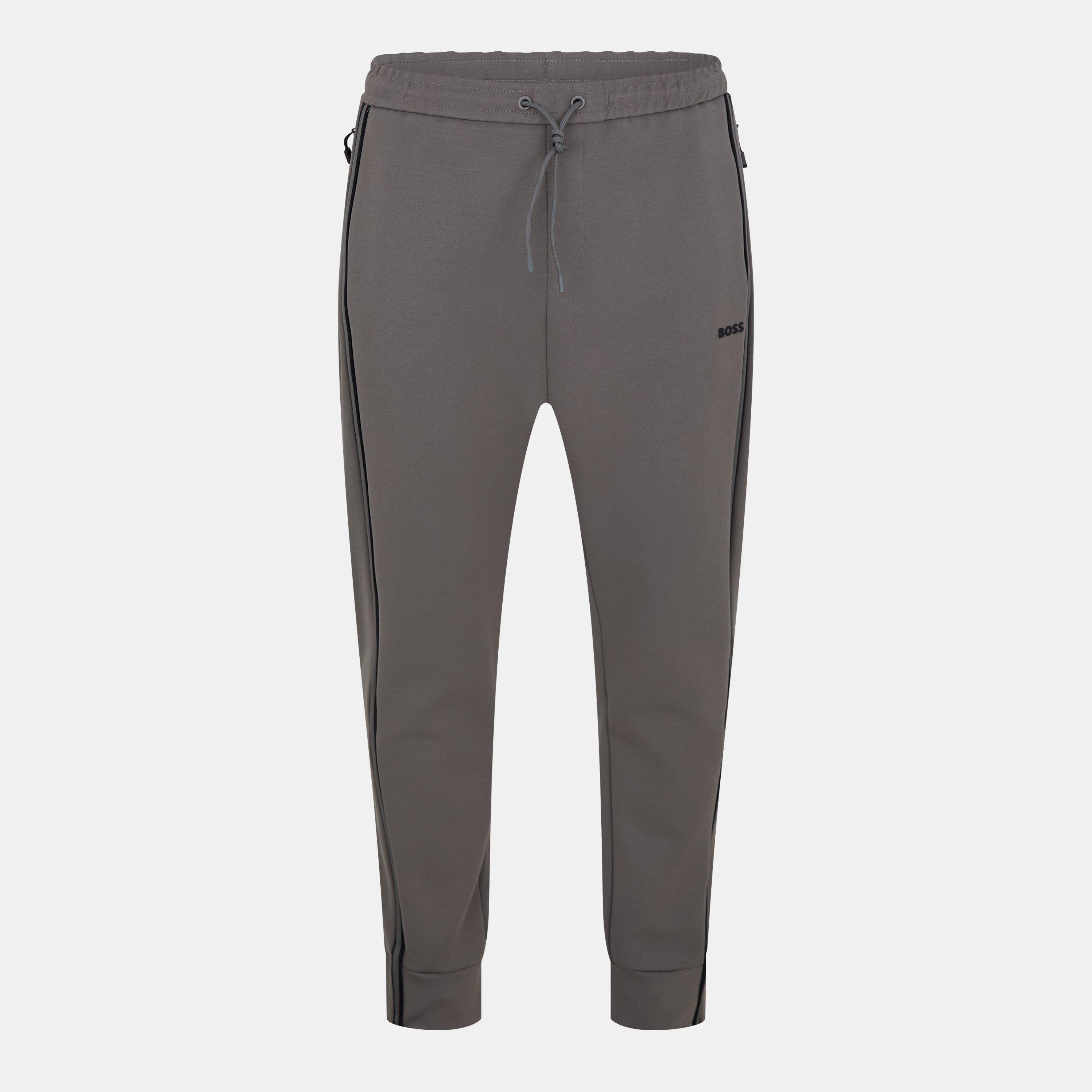 Boss Men's Hbg Hadiko Jogging Bottoms, Elasticated Waistband - Lt/Pstl Grey - 2XL