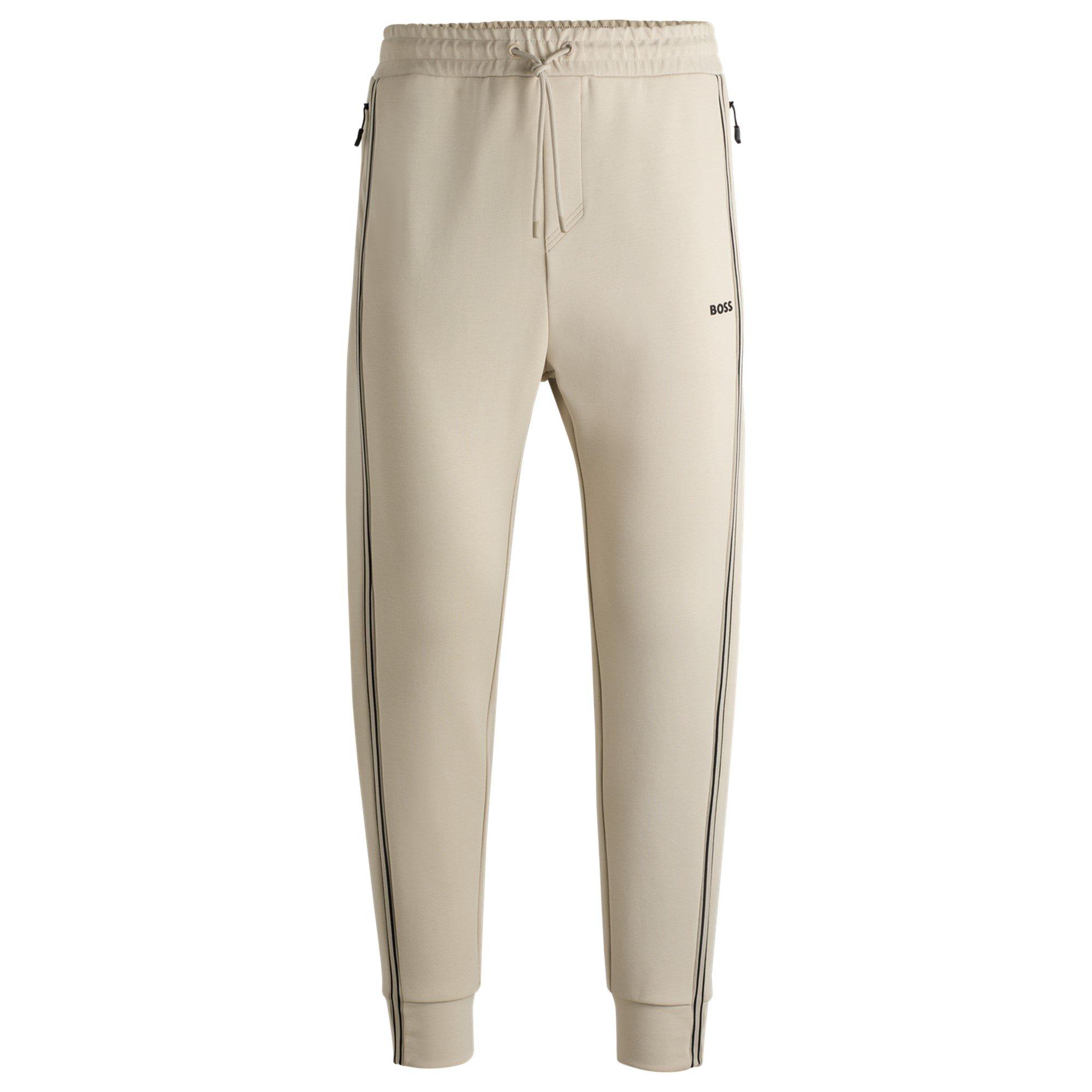 Light Beige 271 - Boss - Men's HBG Hadiko Jogging Bottoms, Elasticated Waistband - 6