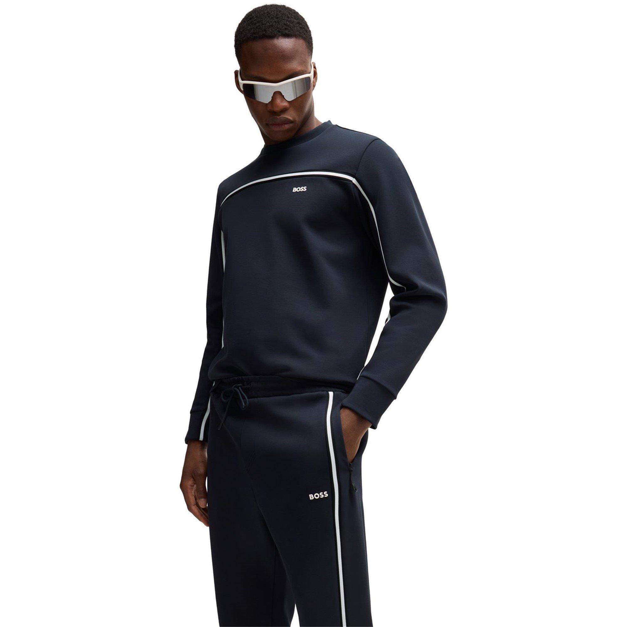 Dark Blue 402 - Boss - Men's HBG Hadiko Jogging Bottoms, Elasticated Waistband - 6