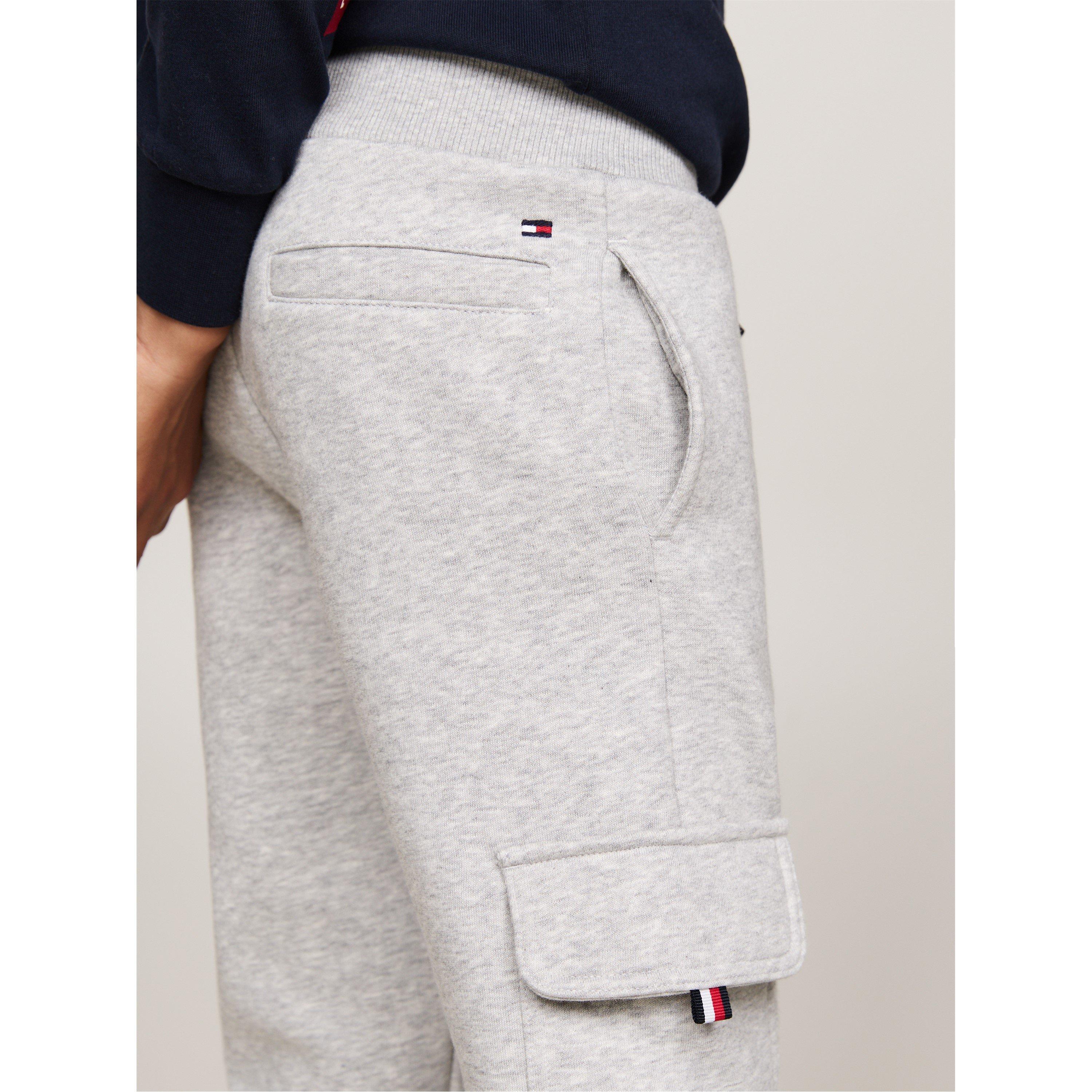 Grigio Chiaro P1A - Tommy Hilfiger - MONOTYPE FLEECE REG CARGO SWEATP - 3