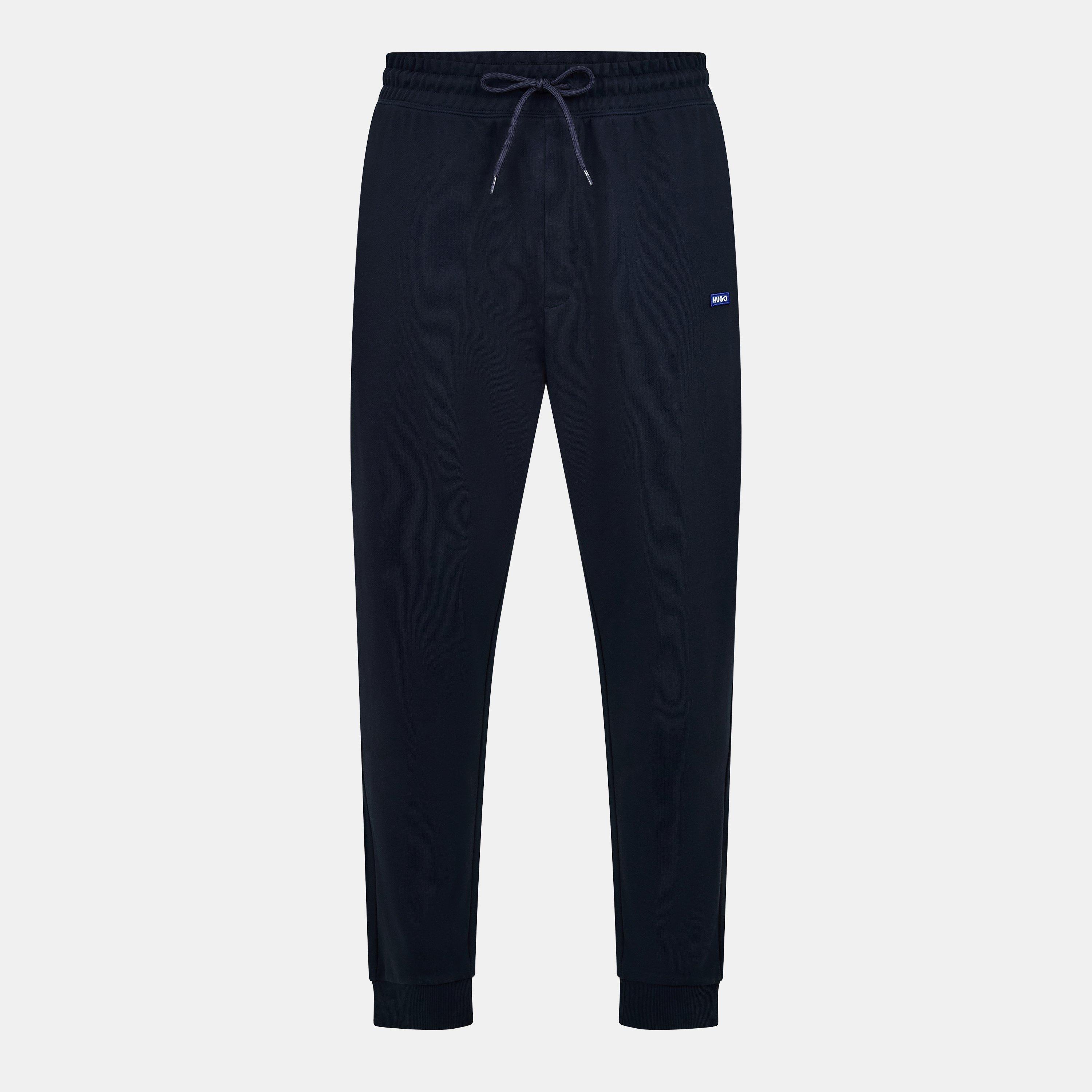 Hugo Mens HUGO Bodywear Cotton-terry Tracksuit Bottoms - Navy - Large