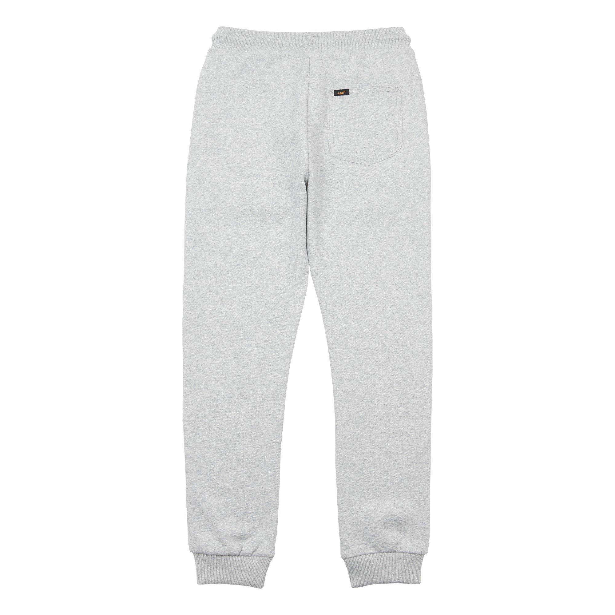 Vntg Grey Hthr - Lee - Kids' Wobbly Graphic Closed Hem Fleece Joggers - 2