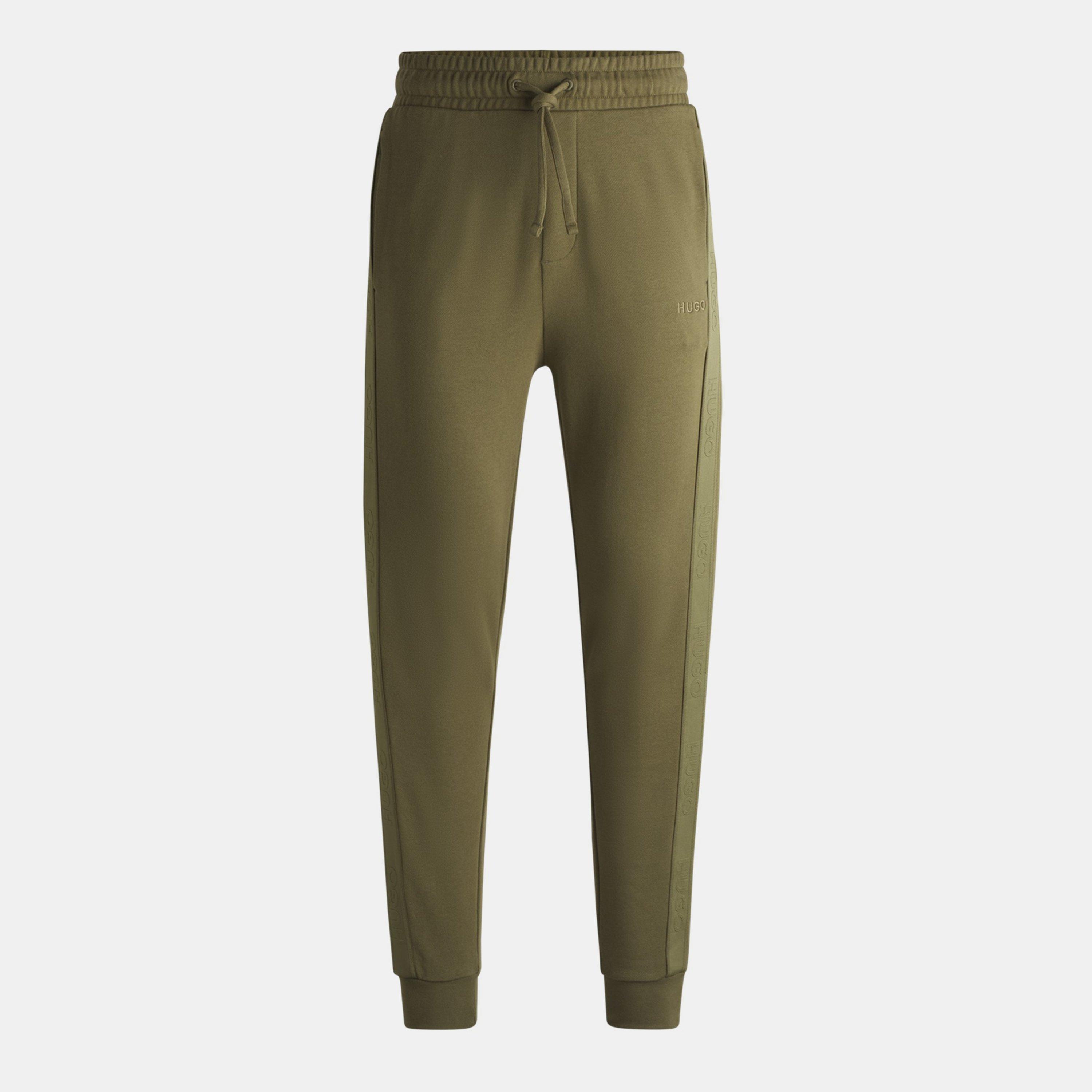 Hugo Boss Sporty Tapered Jogging Bottoms - Open Green 345 - M