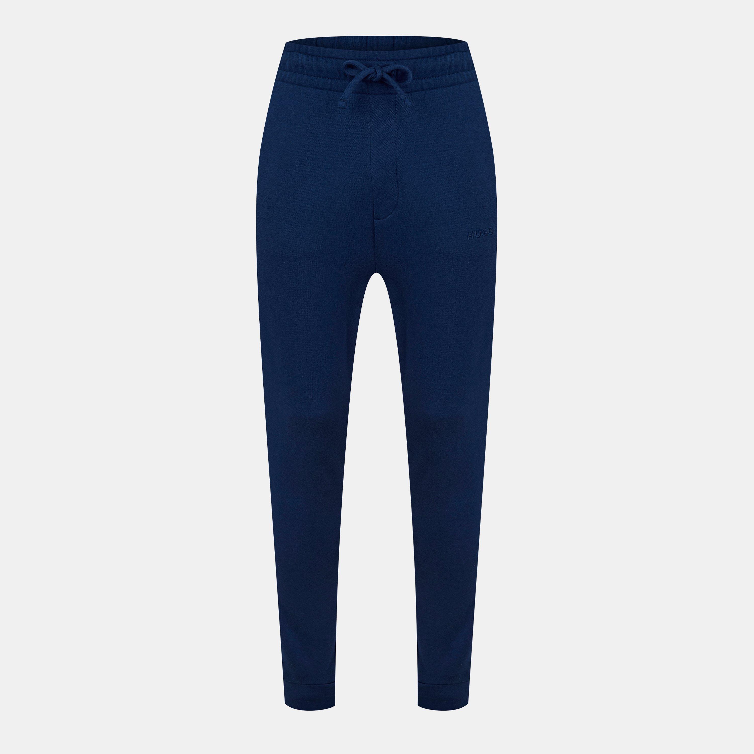 Dark Blue 407 - Hugo - Boss Sporty Tapered Jogging Bottoms - 1