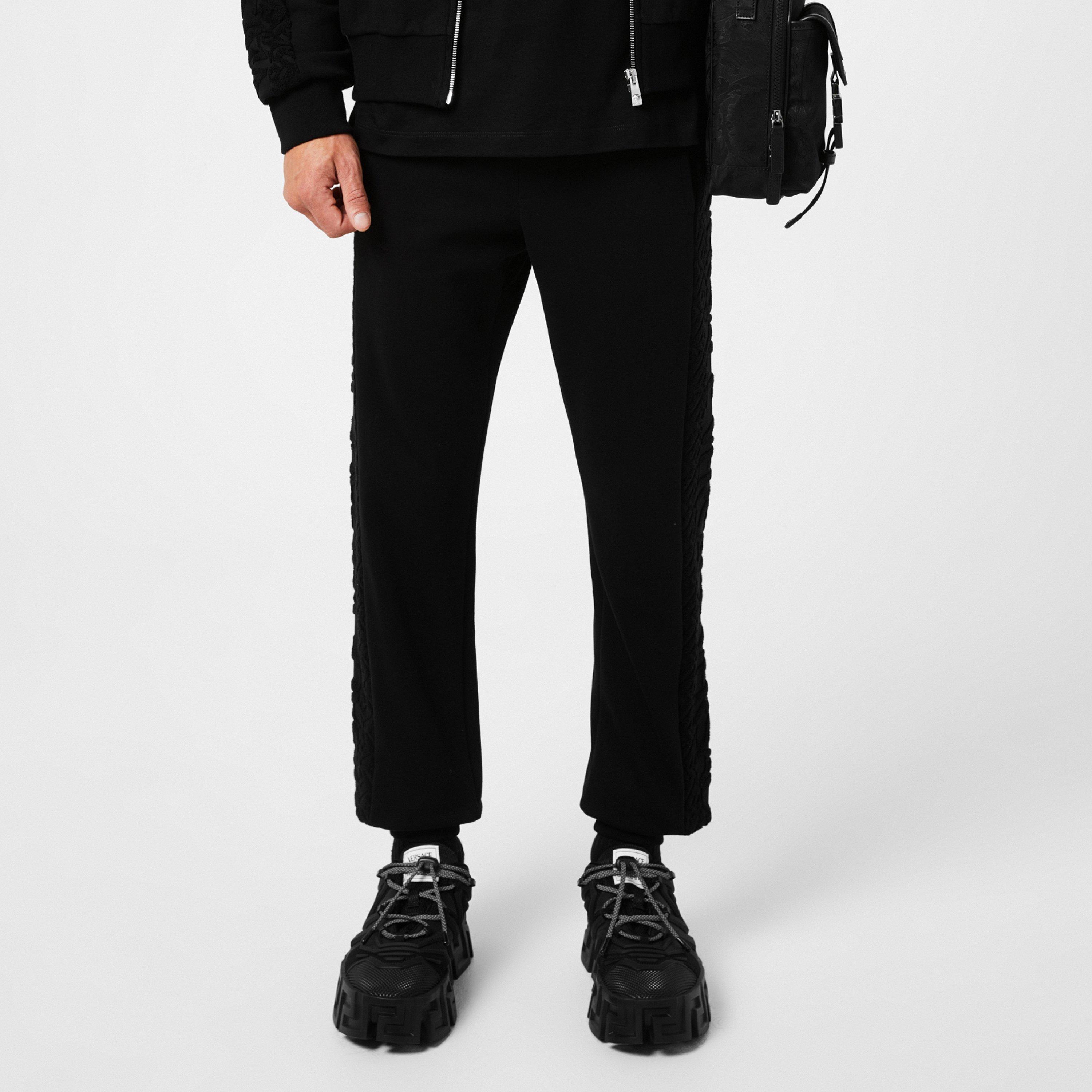 Black - Versace - Logo Jogging Bottoms - 1