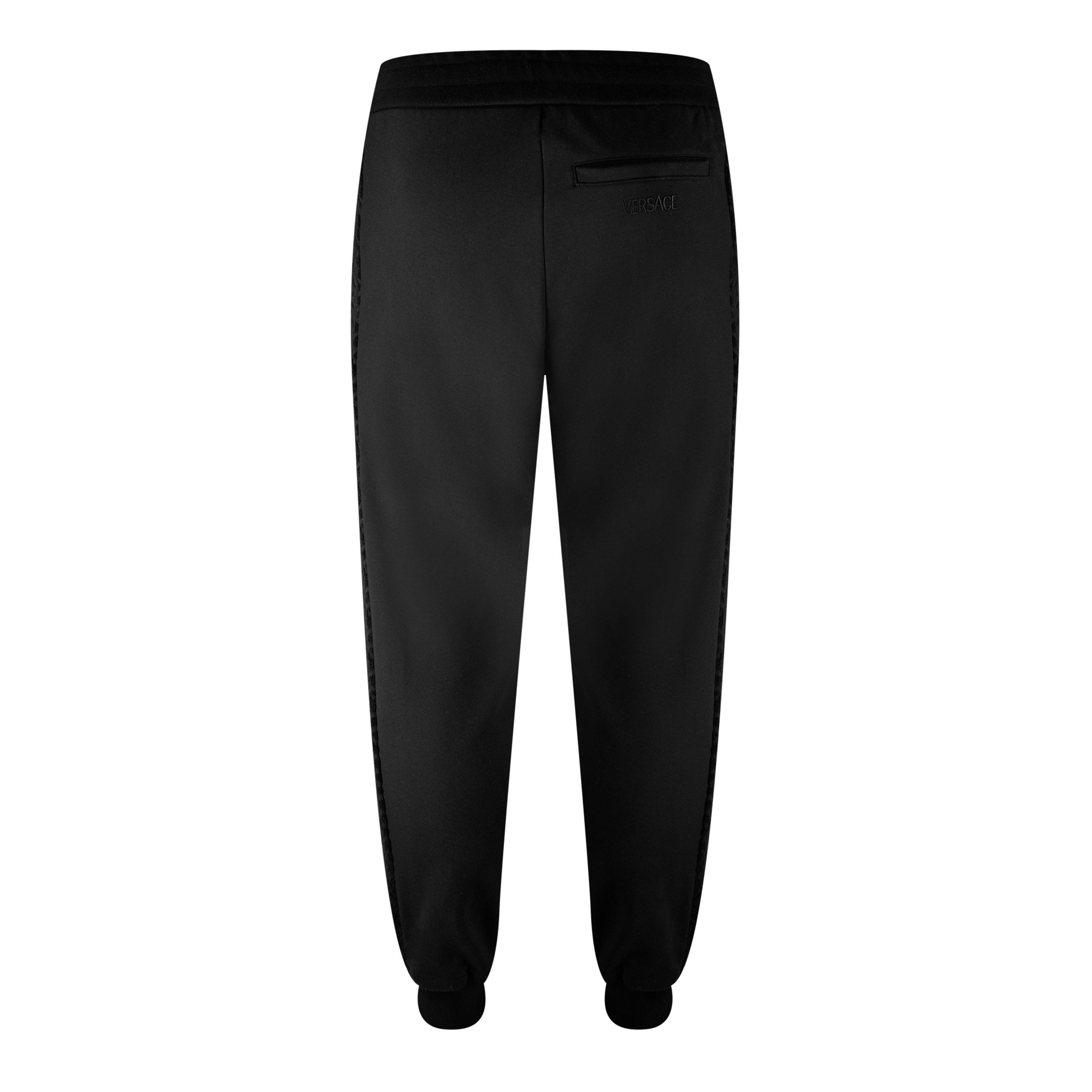 Black - Versace - Logo Jogging Bottoms - 6