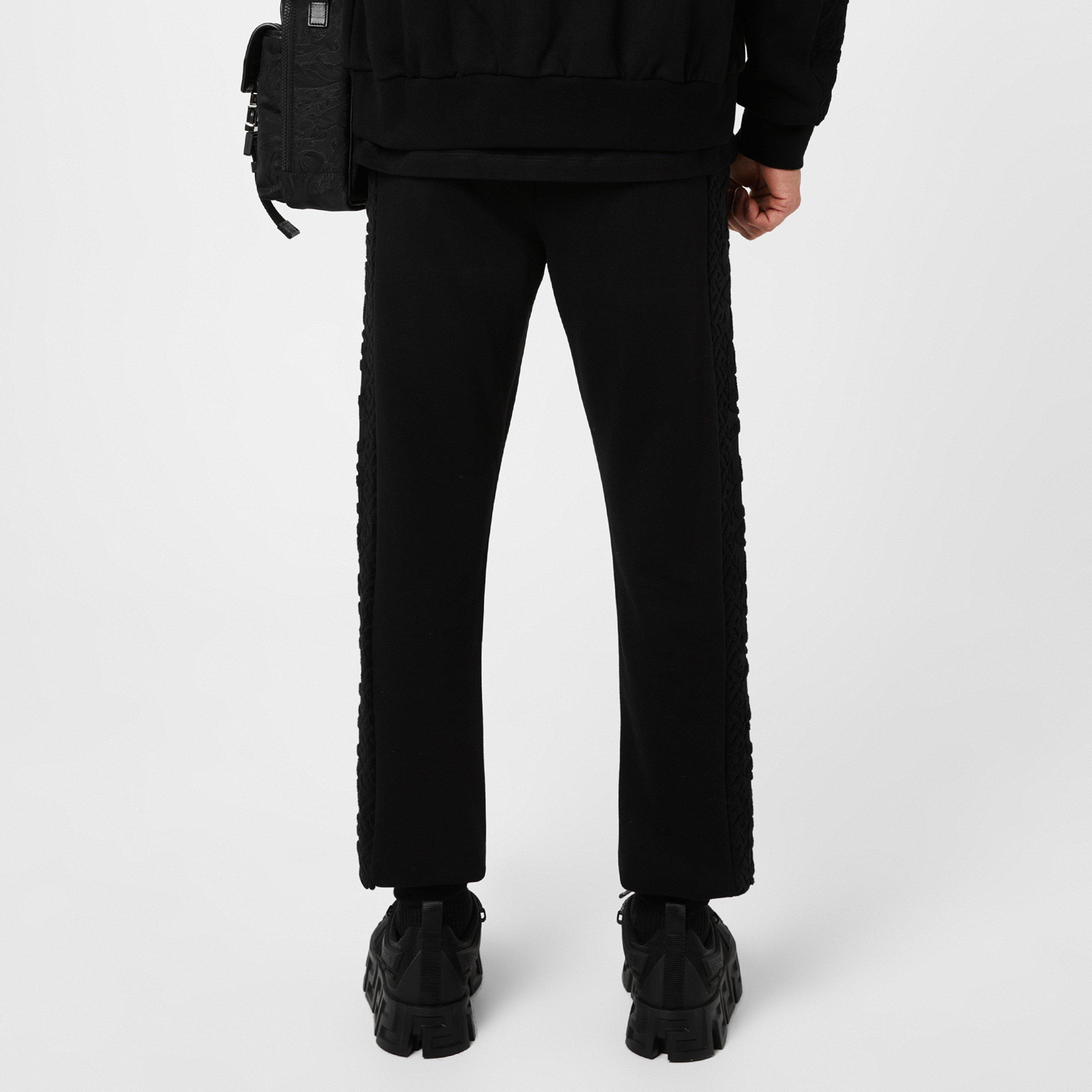 Black - Versace - Logo Jogging Bottoms - 3
