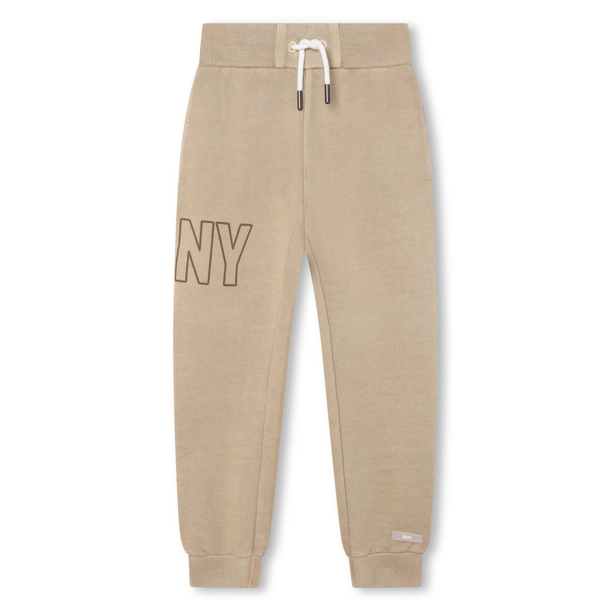 Dkny  Kids ' Cuffed Fleece Joggers - Stone Gry 23C - 14Y