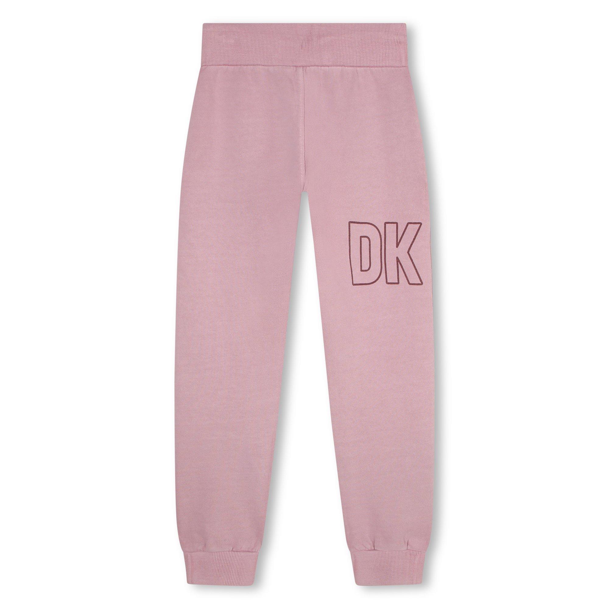 Flieder 902 - DKNY - Unisex Kids' Closed Hem Fleece Joggers - 3
