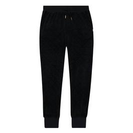 Boss Velvet Monogram Jogging Bottoms Juniors