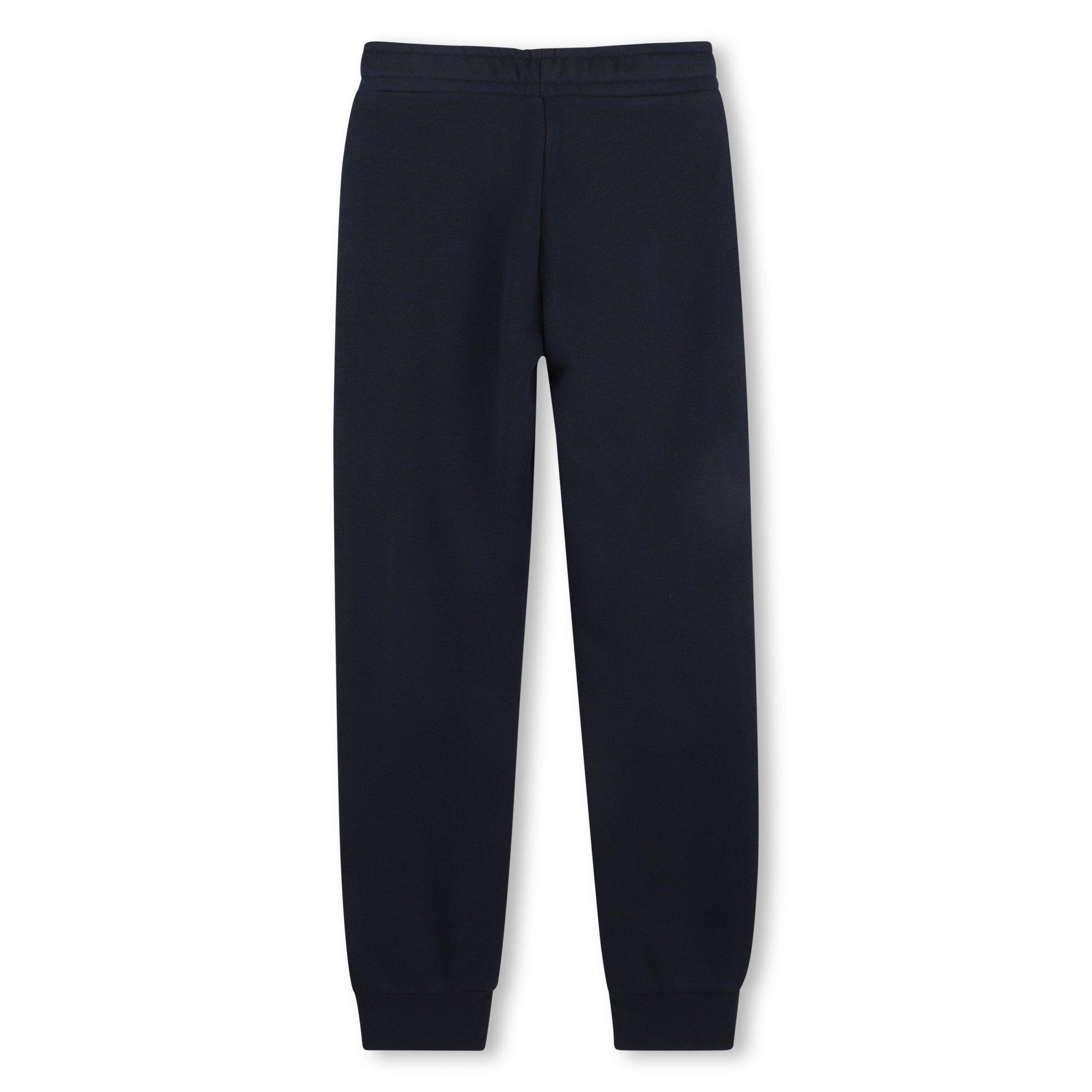 Navy 09 - Boss - Kids Small Logo Jogging Bottoms, Drawstring Waistband - 2