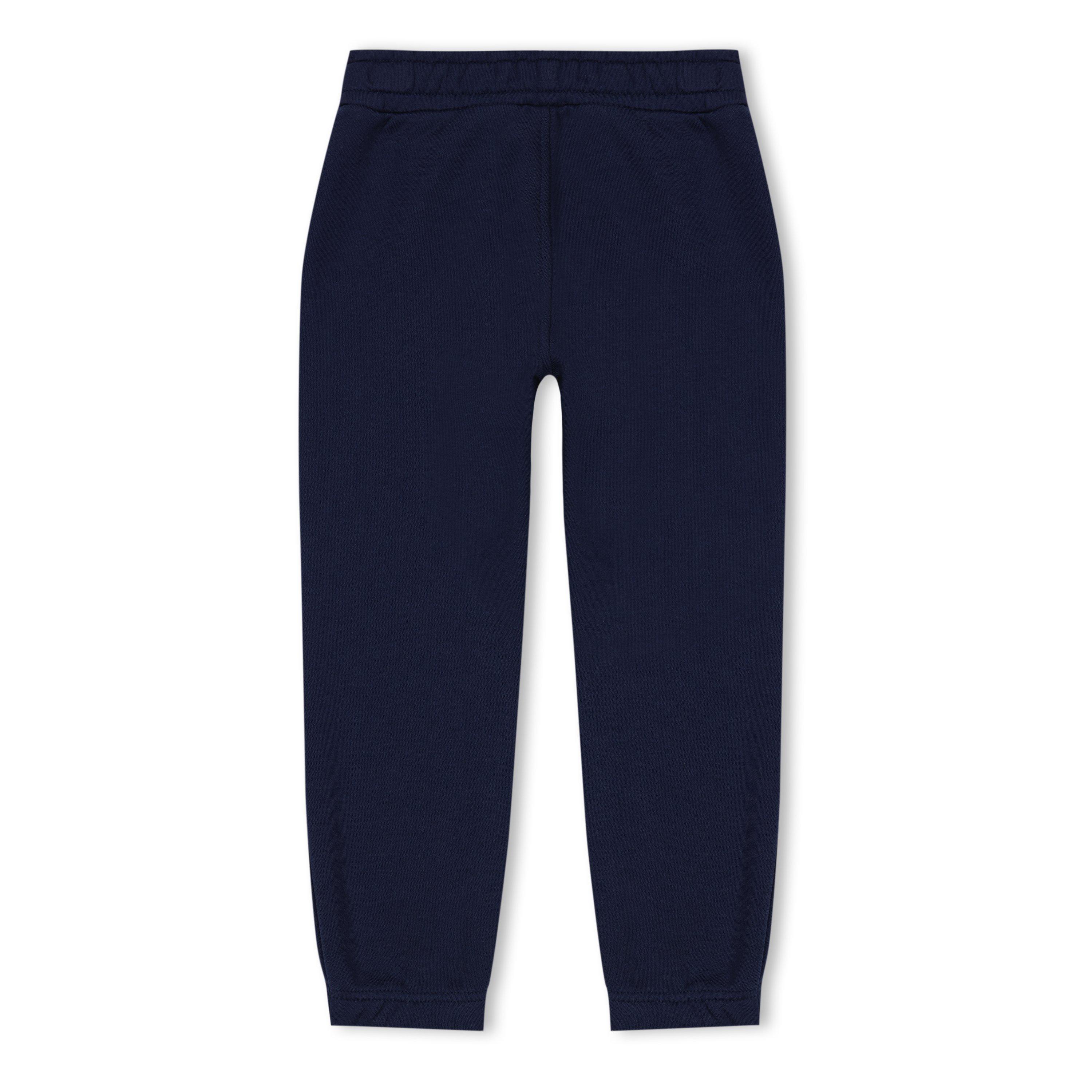 Navy 09 - Boss - Kids Small Logo Jogging Bottoms, Drawstring Waistband - 4