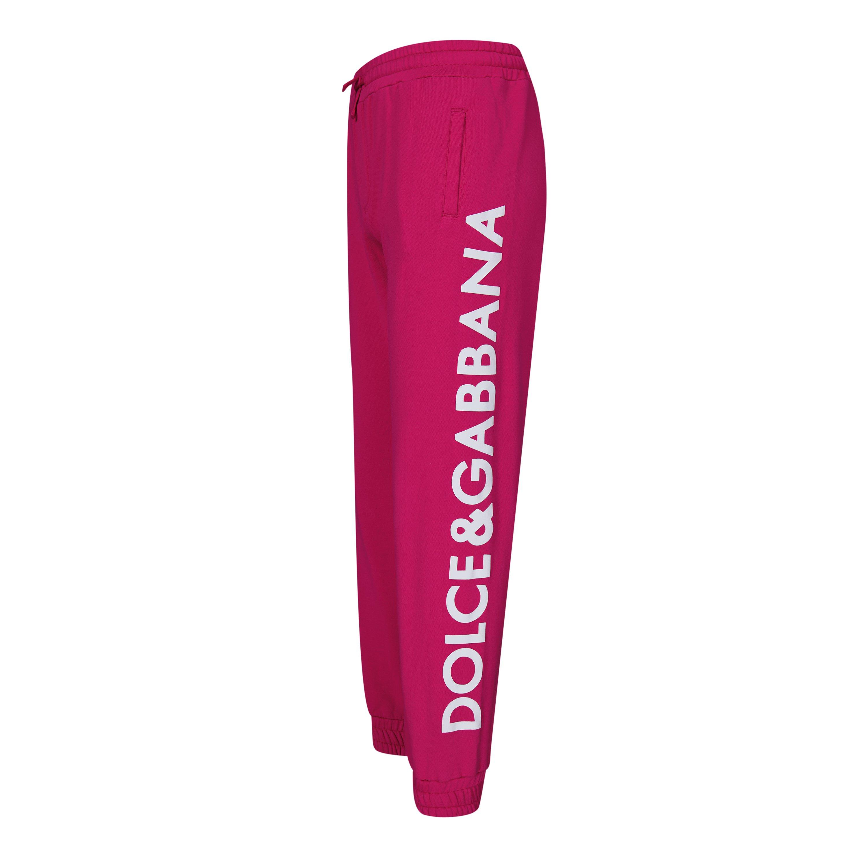 Pink F0877 - Dolce and Gabbana - Logo Joggers Juniors - 3