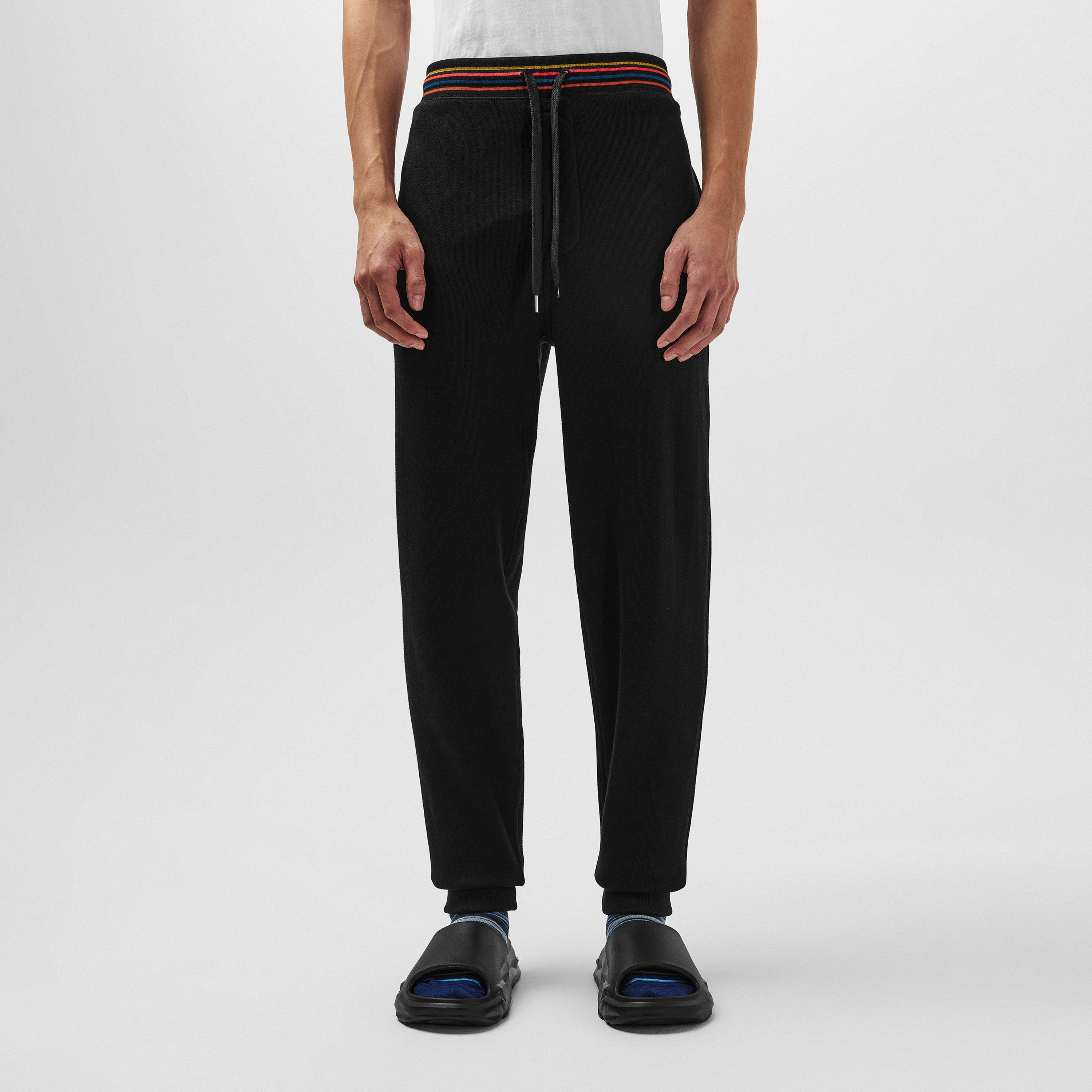 Black 79 - Paul Smith - Artist Ribbed Jogging Bottoms - 1