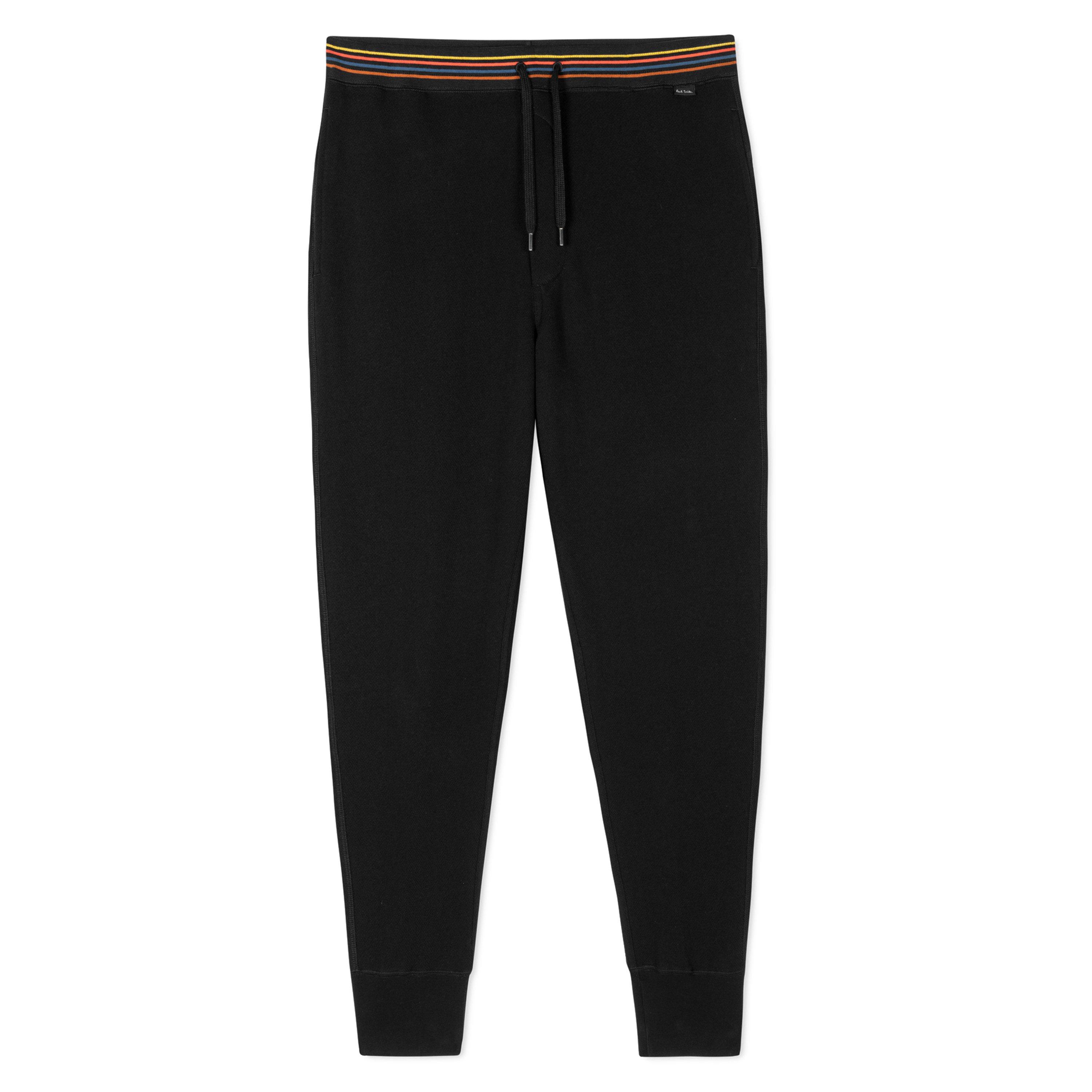 Black 79 - Paul Smith - Artist Ribbed Jogging Bottoms - 5