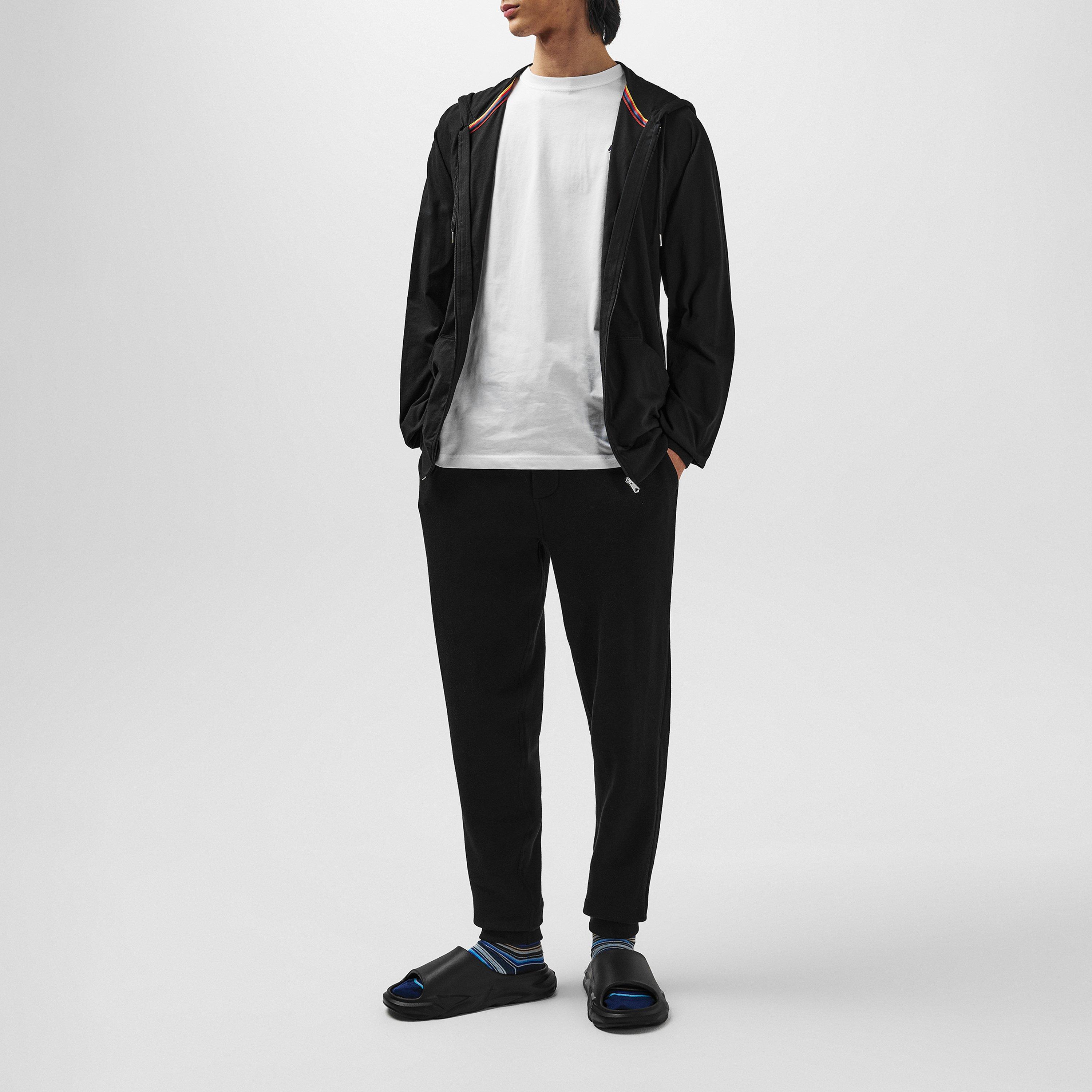 Black 79 - Paul Smith - Artist Ribbed Jogging Bottoms - 4