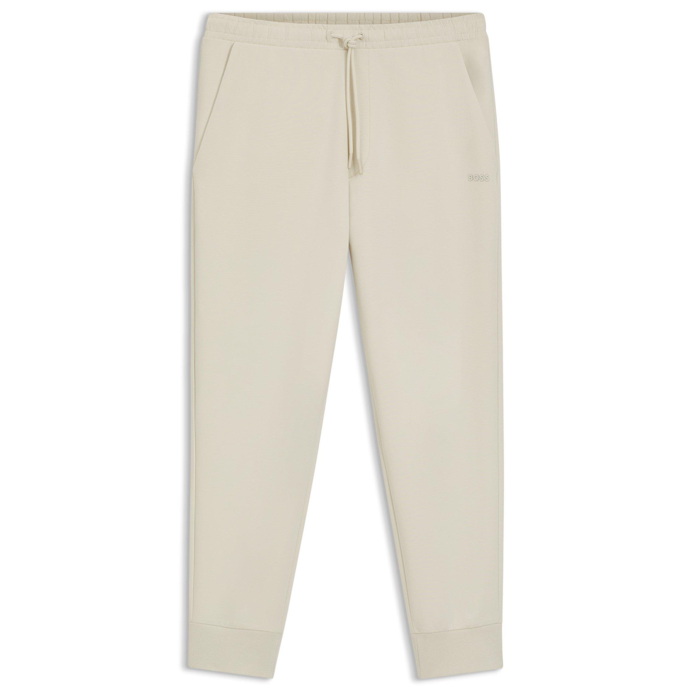 Boss Men's Hadiko Joggers With Drawstring Waistband - Open White - 2XL