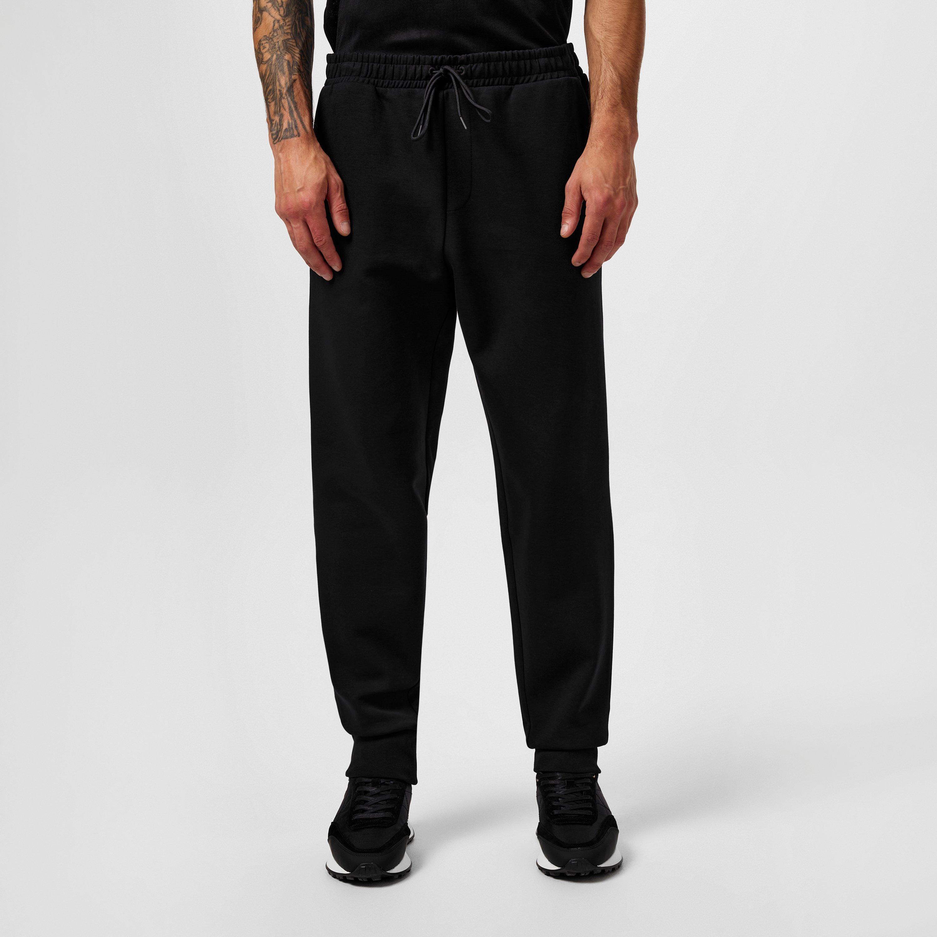 Black 001 - Boss - Men's Hadiko Joggers with Drawstring Waistband - 3
