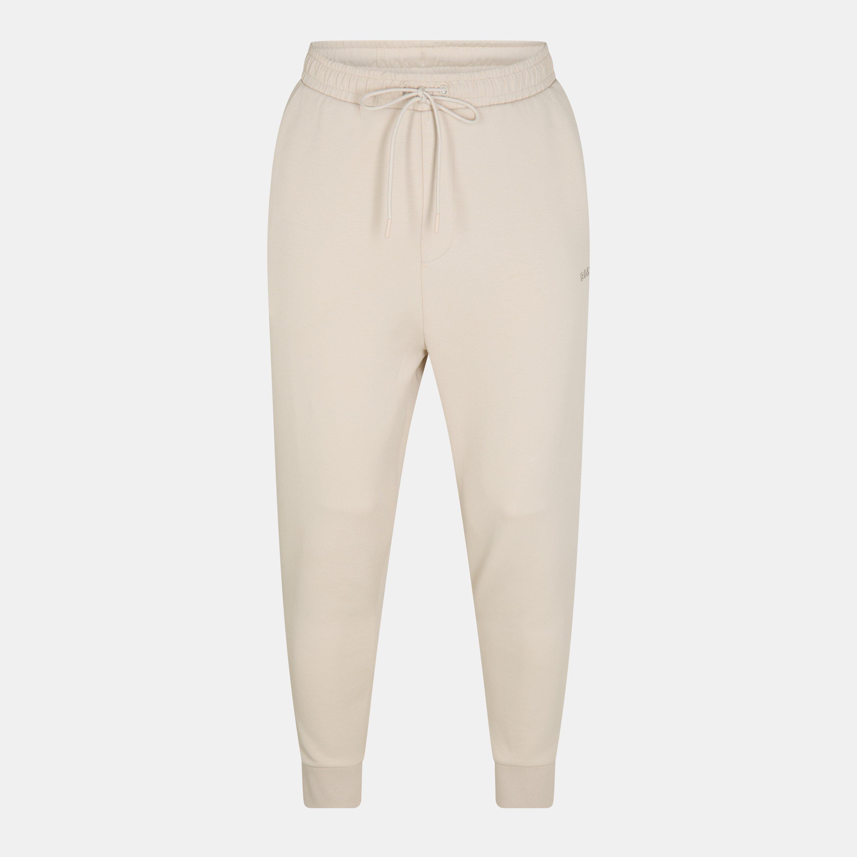 Boss Men's Hadiko Joggers With Drawstring Waistband - Open Beige 284 - M