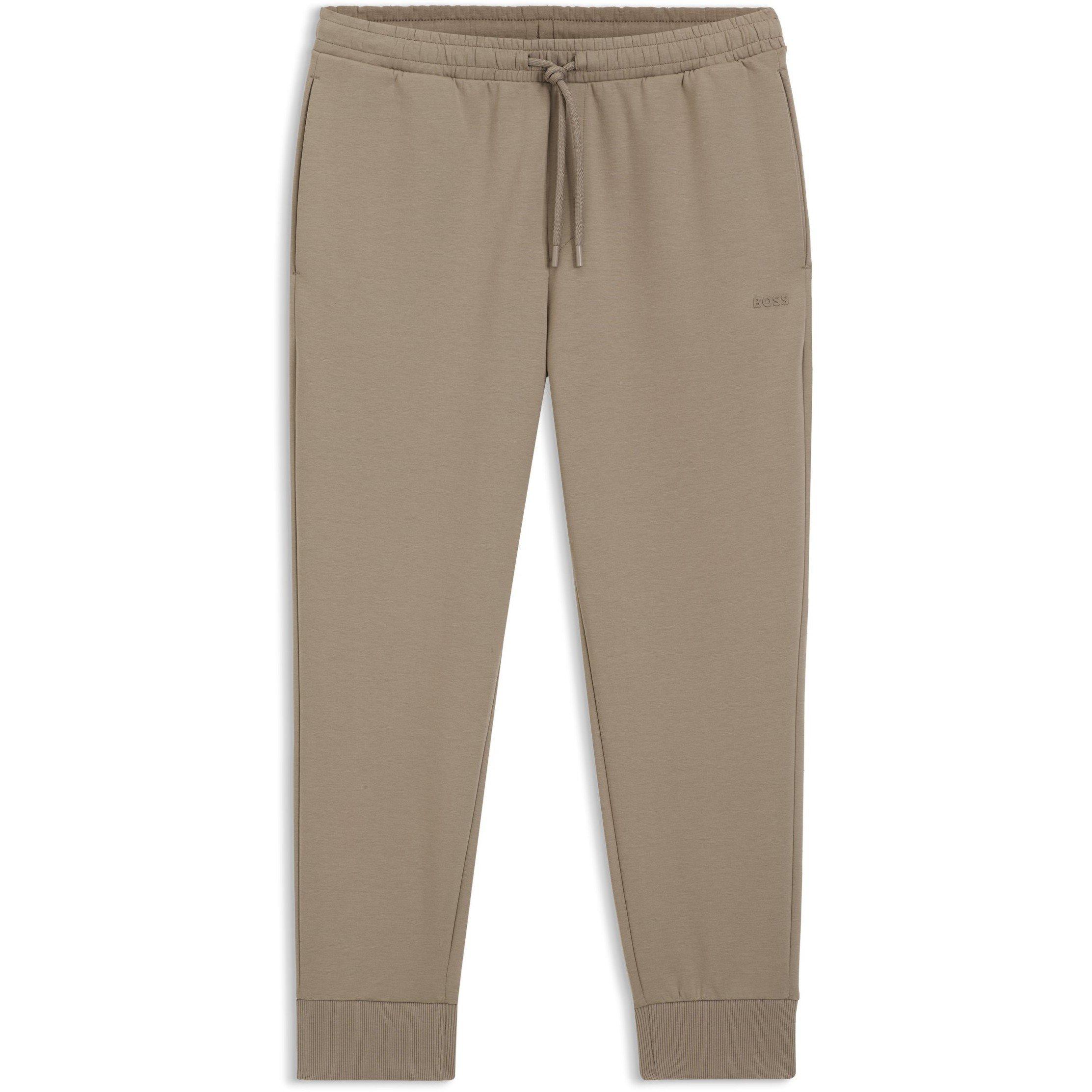 Boss Men's Hadiko Joggers With Drawstring Waistband - Brown 334 - M