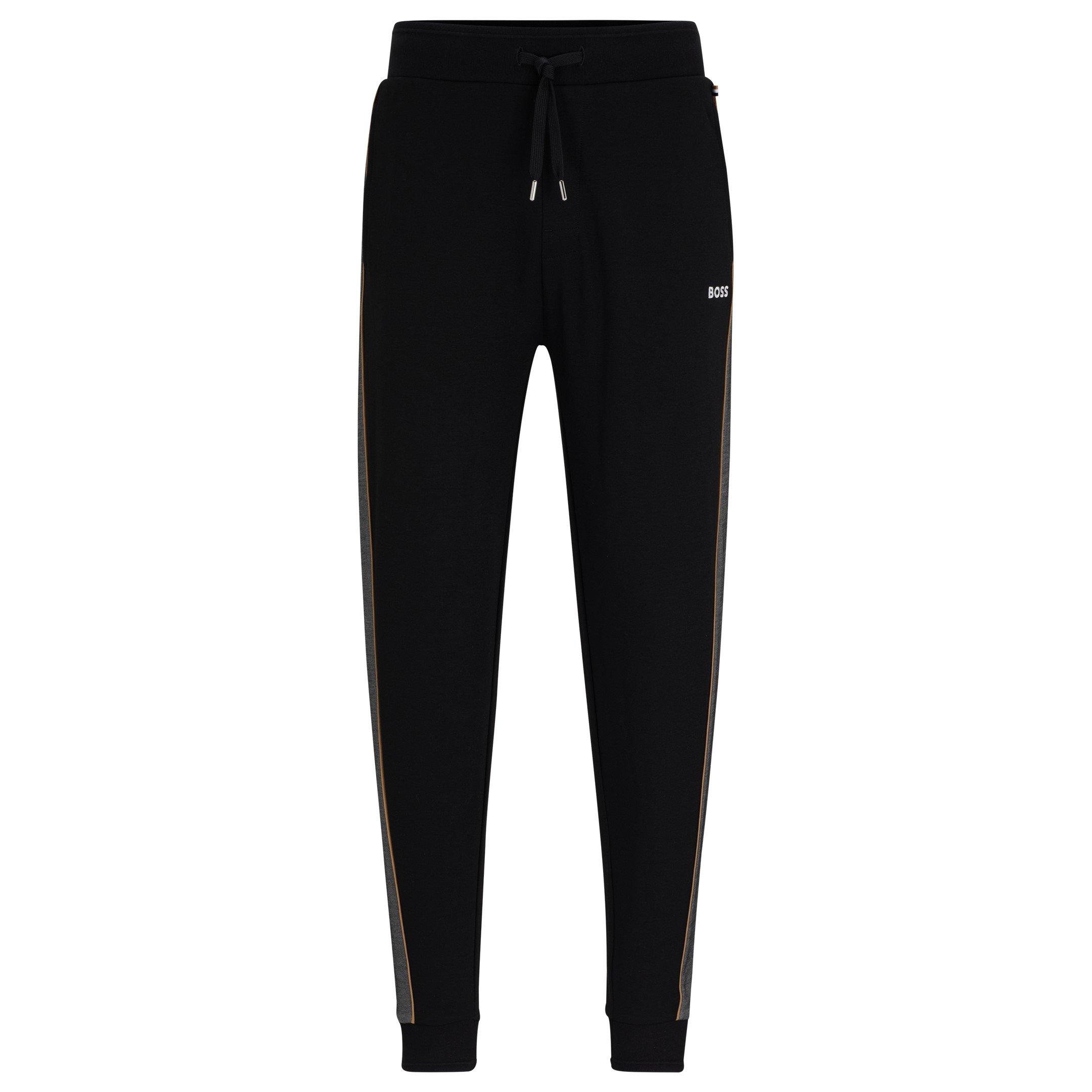 Black 001 - Boss - Men's Comfortable Stylish Tracksuit Jog Bottoms