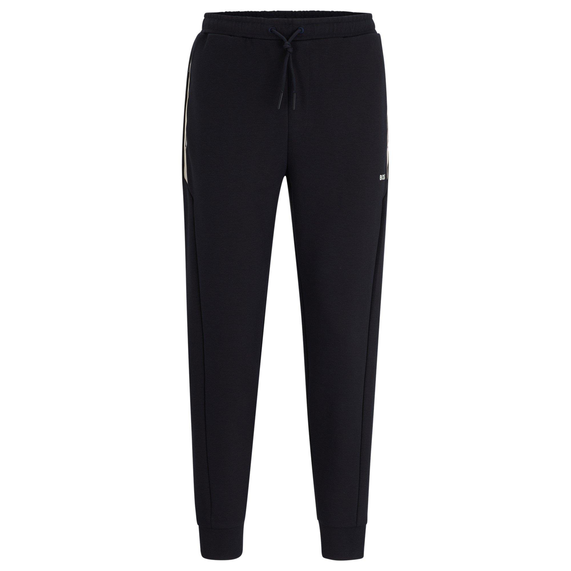 Boss Men's Hbg Hadiko 1 Closed Hem Fleece Trousers - Dark Blue - 2XL