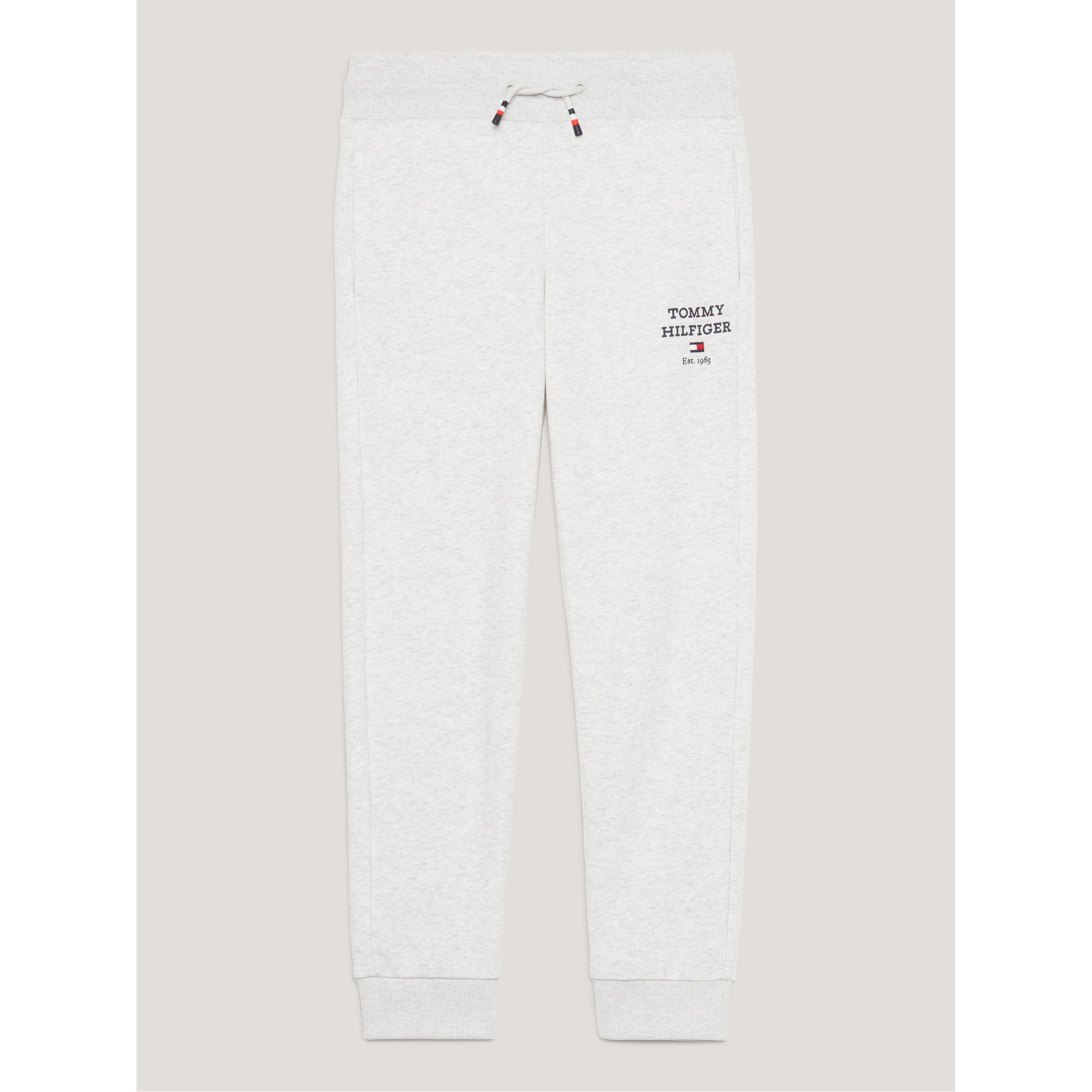 Tommy Hilfiger  Kids Logo Drawstring Joggers Juniors - Light Heather - 4Y